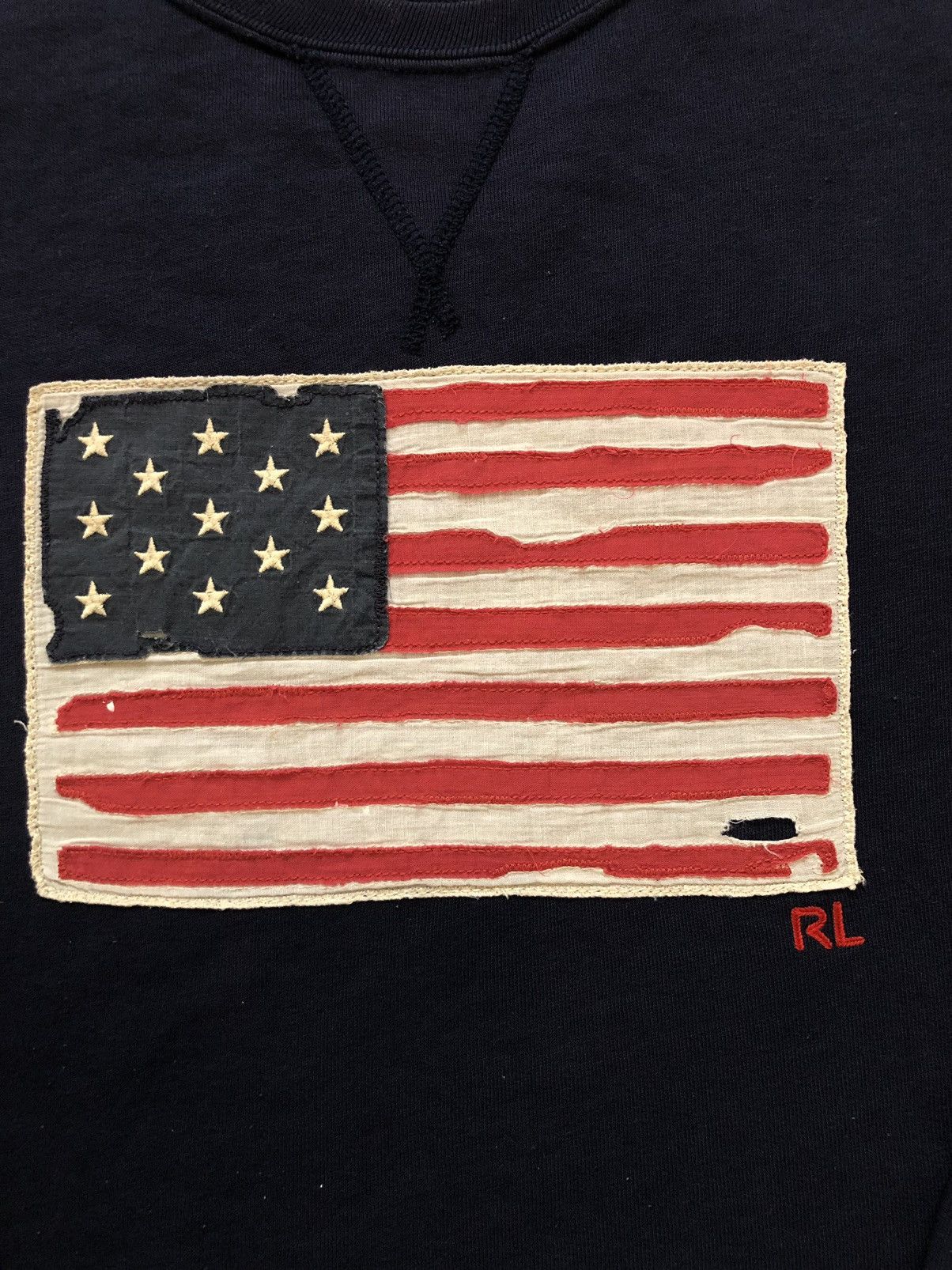 Polo Ralph Lauren × Ralph Lauren Sweatshirt Polo Ralph Lauren Flag Big Logo Unisex Size US M / EU 48-50 / 2 - 2 Thumbnail