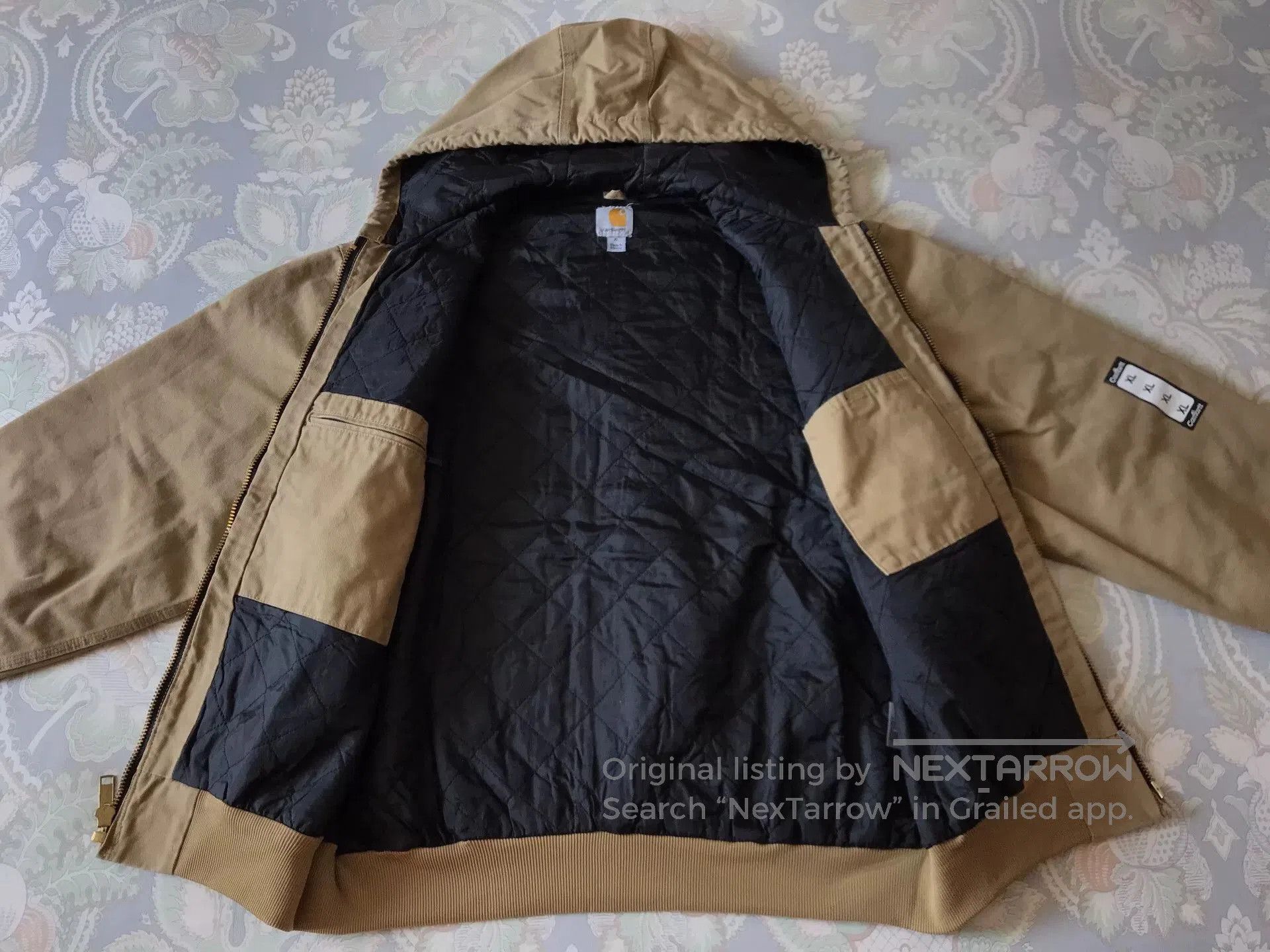 Carhartt Carhartt J280 Washed Canvas Hooded Jacket. Size US XL / EU 56 / 4 - 3 Thumbnail