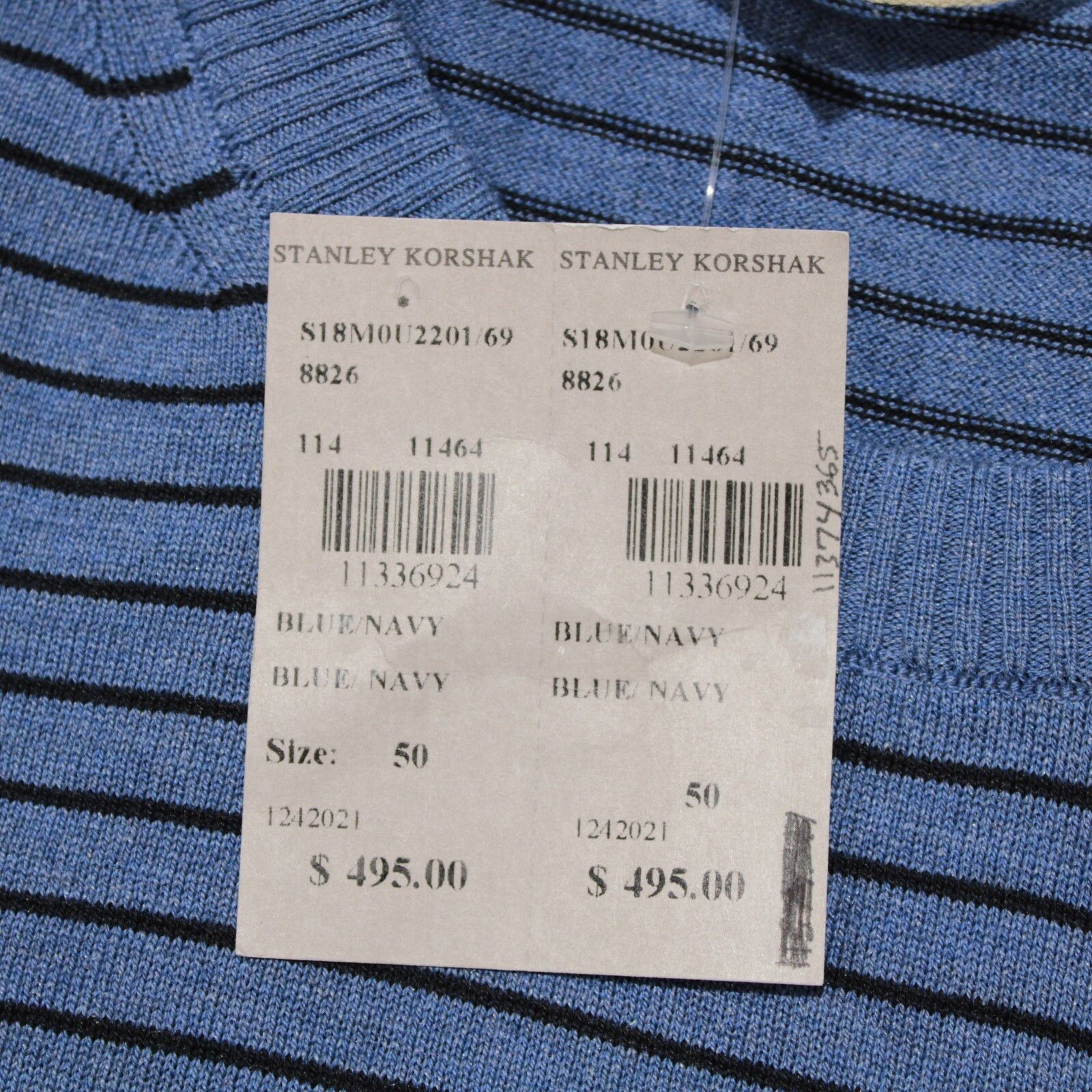 Maurizio Baldassari Maurizio Baldassari Sweater Size US M in Blue Size US M / EU 48-50 / 2 - 6 Thumbnail