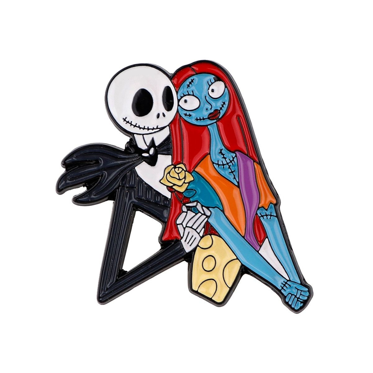 Japanese Brand The Night Before Christmas Jack & Sally Enamel Pins 09 Size ONE SIZE - 1 Thumbnail
