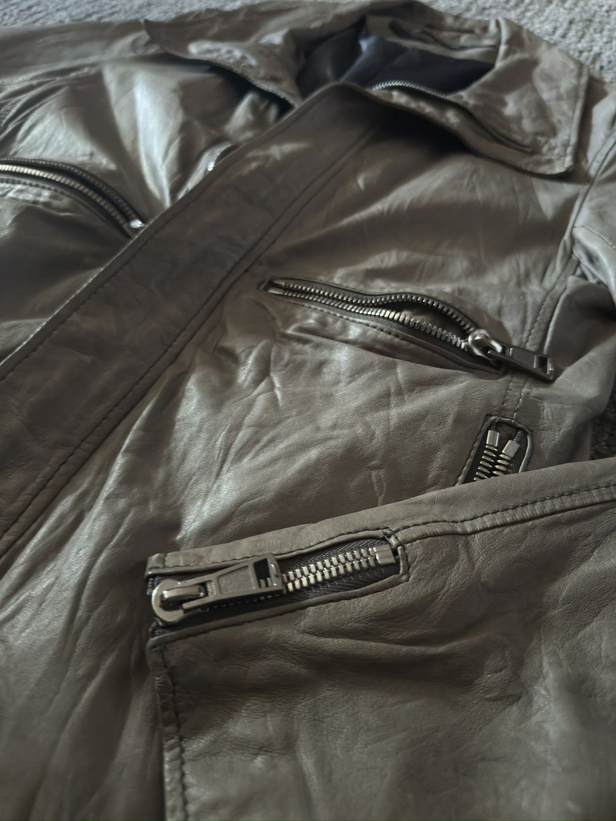 Japanese Brand Lamb Cottage Leather Jacket Size US M / EU 48-50 / 2 - 4 Thumbnail