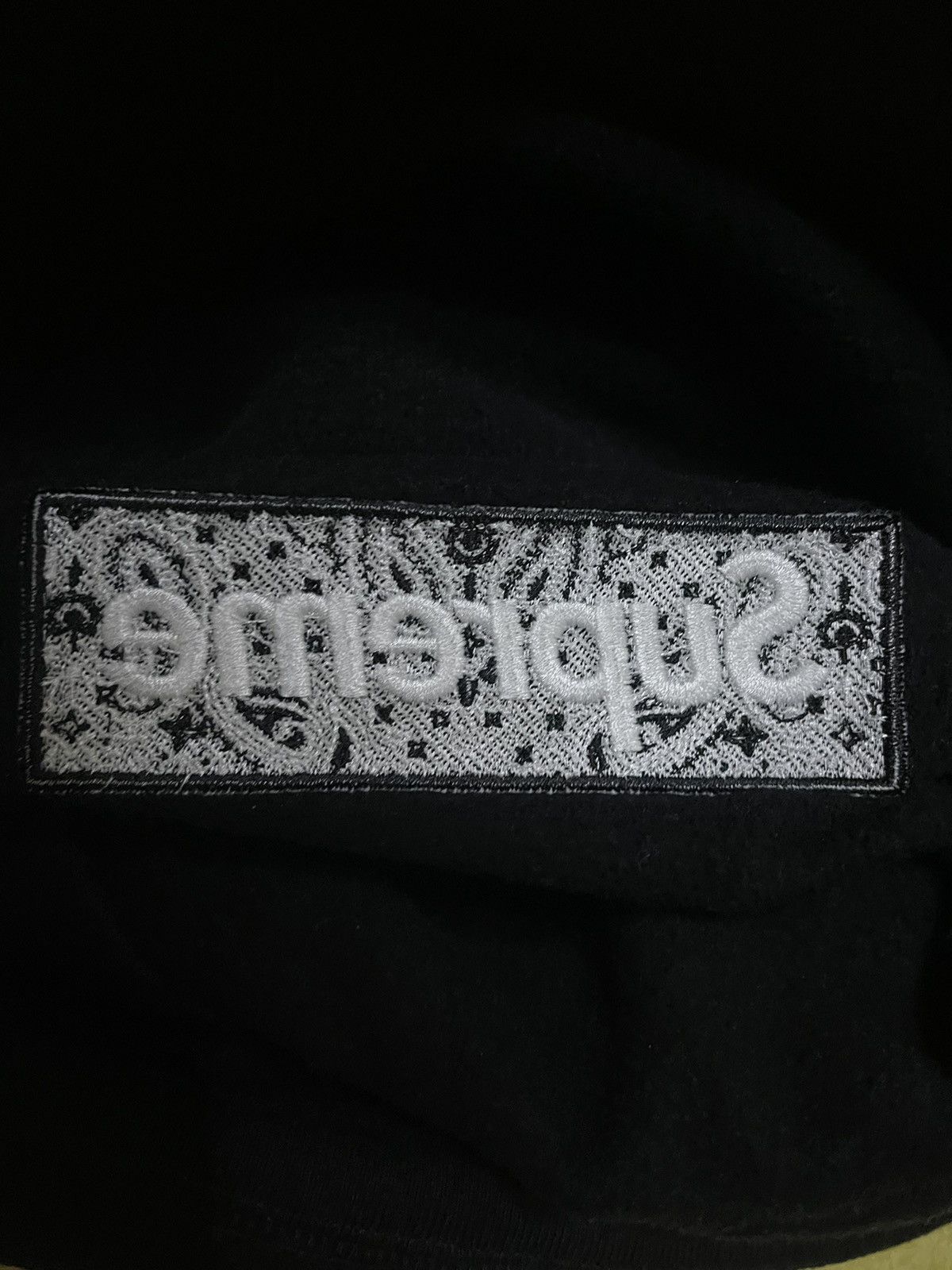 Supreme Supreme black bandana paisley box logo hooded sweatshirt Size US M / EU 48-50 / 2 - 8 Thumbnail