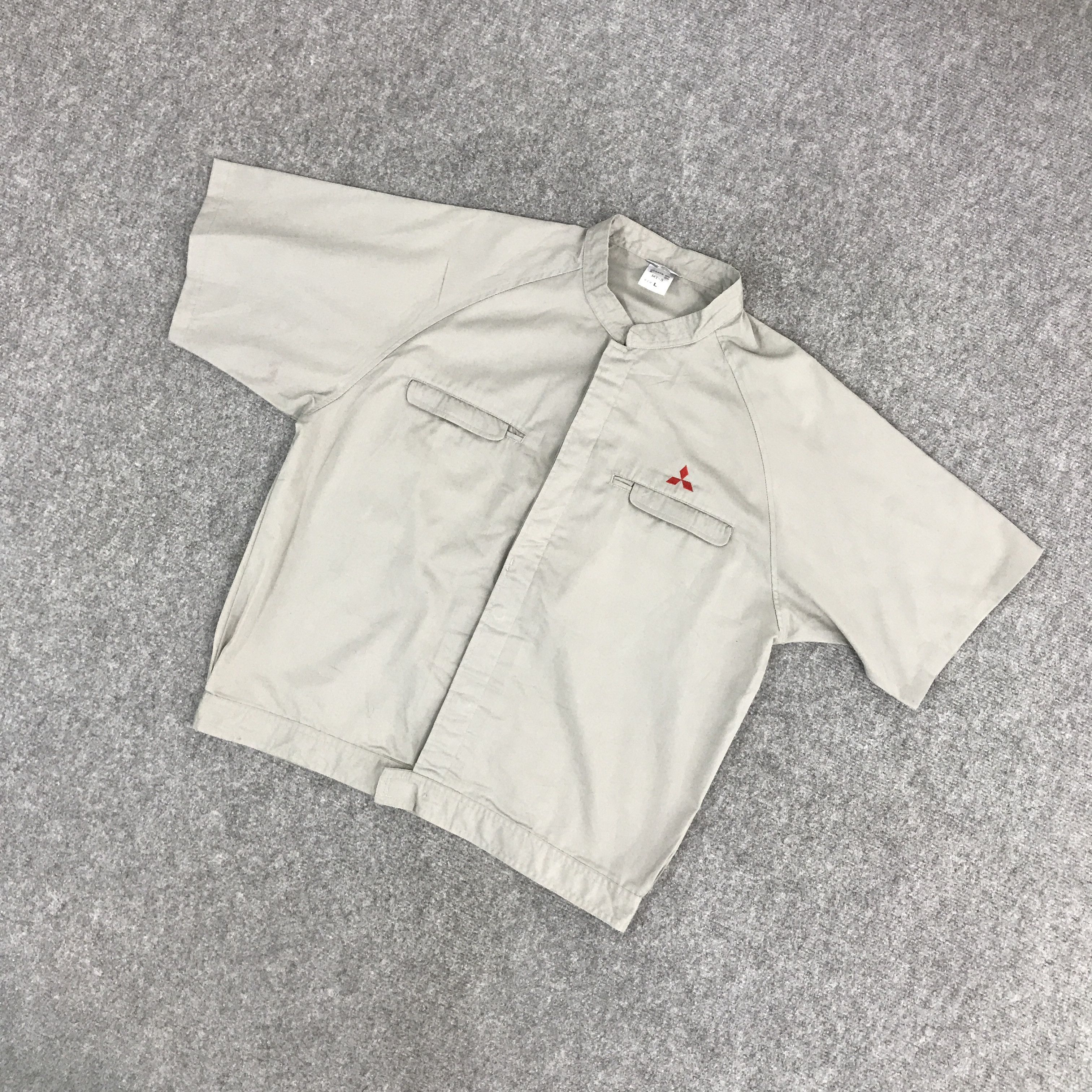Japanese Brand × Sports Specialties MITSUBISHI RACING BUTTON UP SHORT SLEEVE JACKET Size US L / EU 52-54 / 3 - 5 Thumbnail