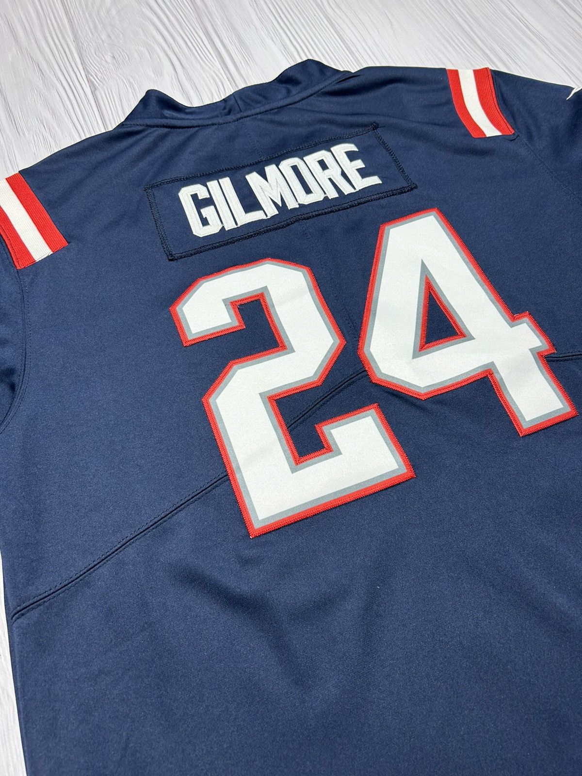 NFL # 24 GILMORE Nike NFL Patriots Jersey T-Shirt Size XL Size US XL / EU 56 / 4 - 11 Thumbnail