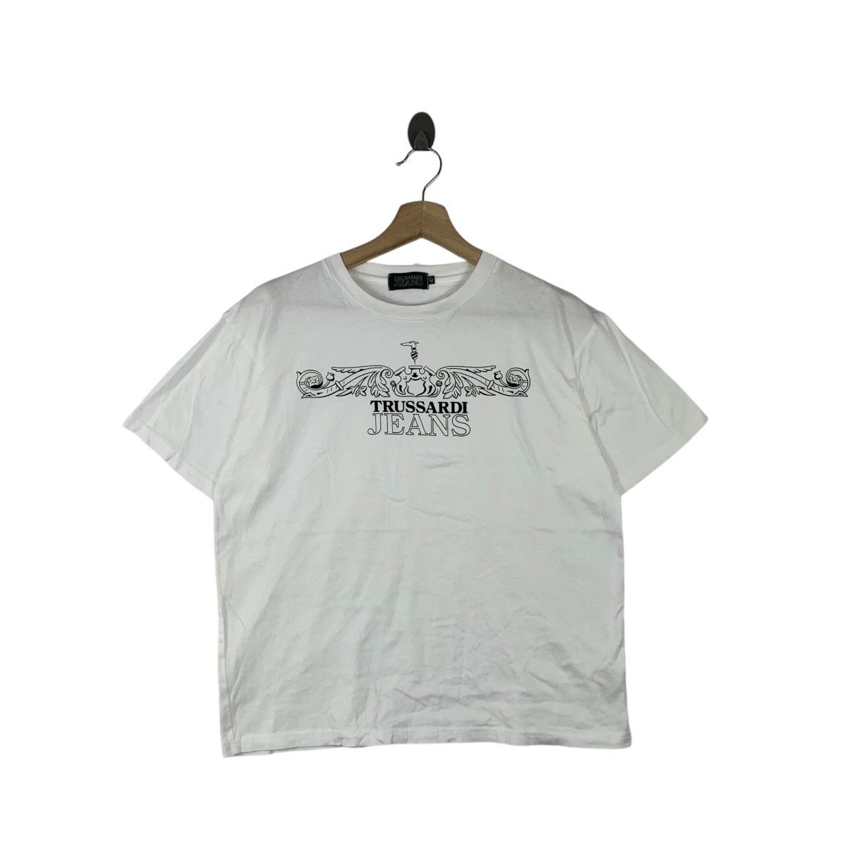 Trussardi Vintage TRUSSARDI ITALY JEANS Collection Tee Shirt Top Size S / US 4 / IT 40 - 1 Thumbnail