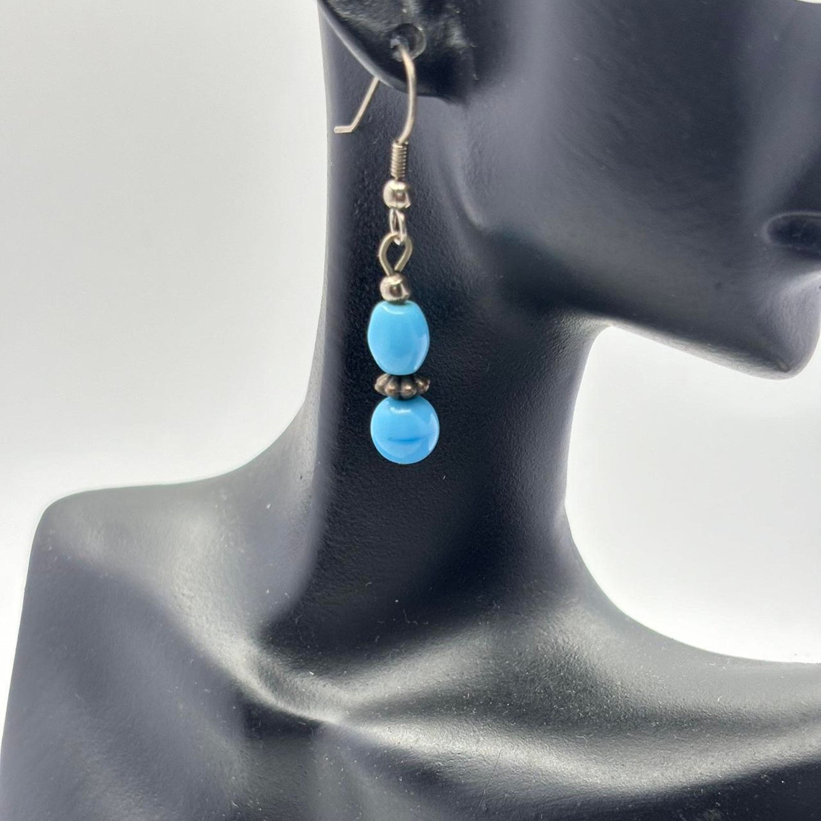 Other Silver & Blue Western Earrings Size ONE SIZE - 1 Thumbnail