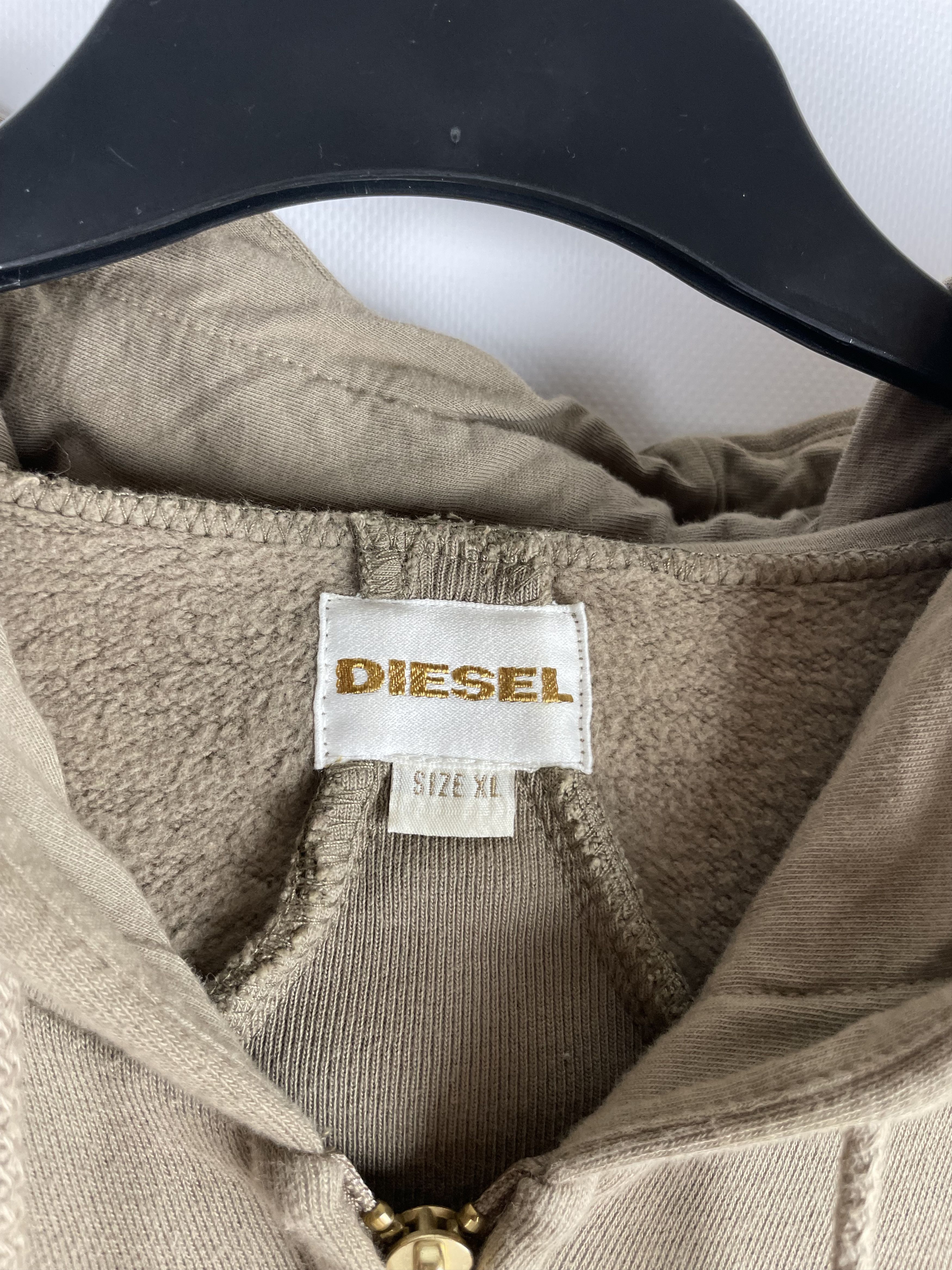 Diesel Vintage Diesel Destroyed Faded Zip Up Hoodie Size XL / US 12-14 / IT 48-50 - 5 Thumbnail