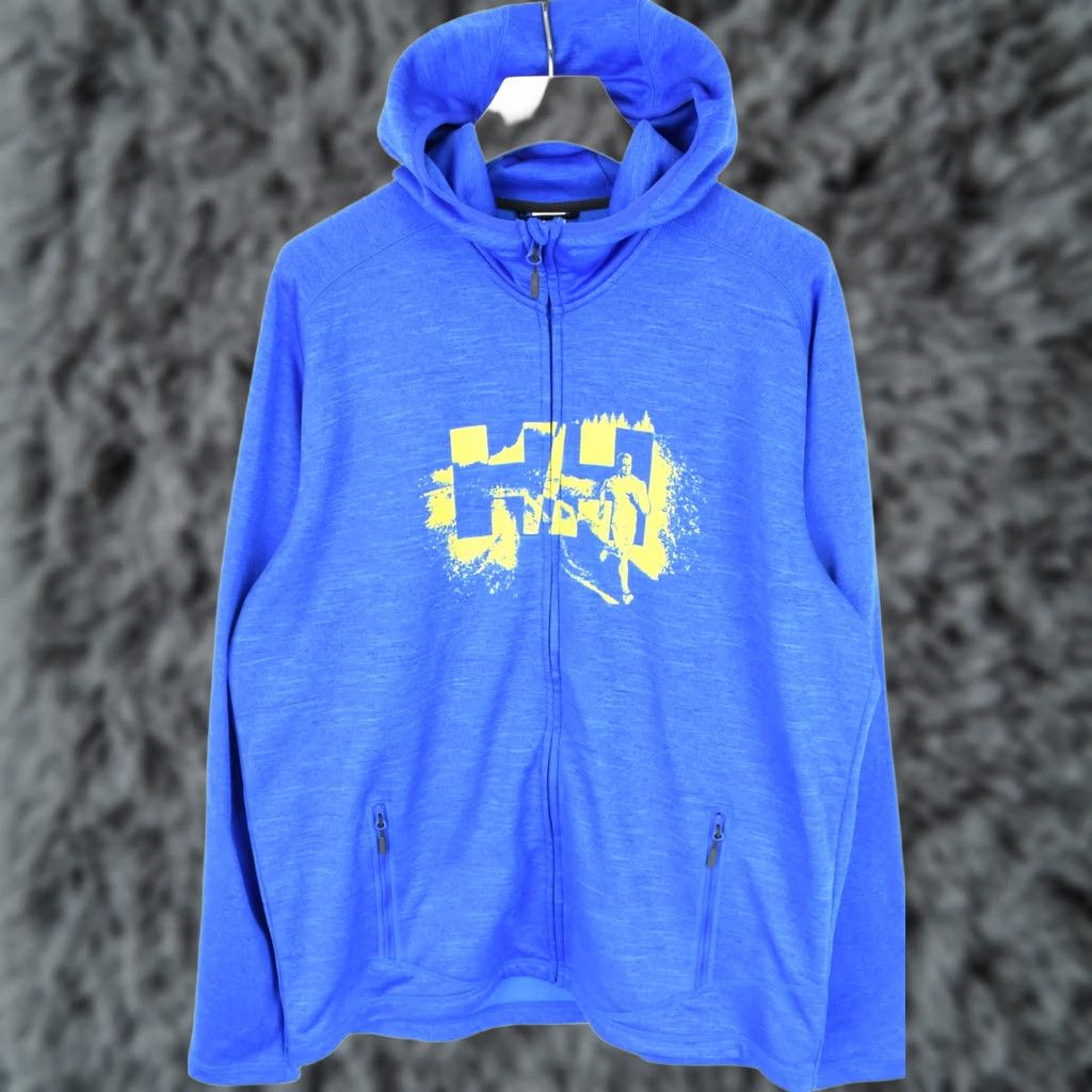 Helly Hansen Helly Hansen Hoodie Men 2XL Full Zip Patterned Track Top Blue Size US XXL / EU 58 / 5 - 1 Thumbnail