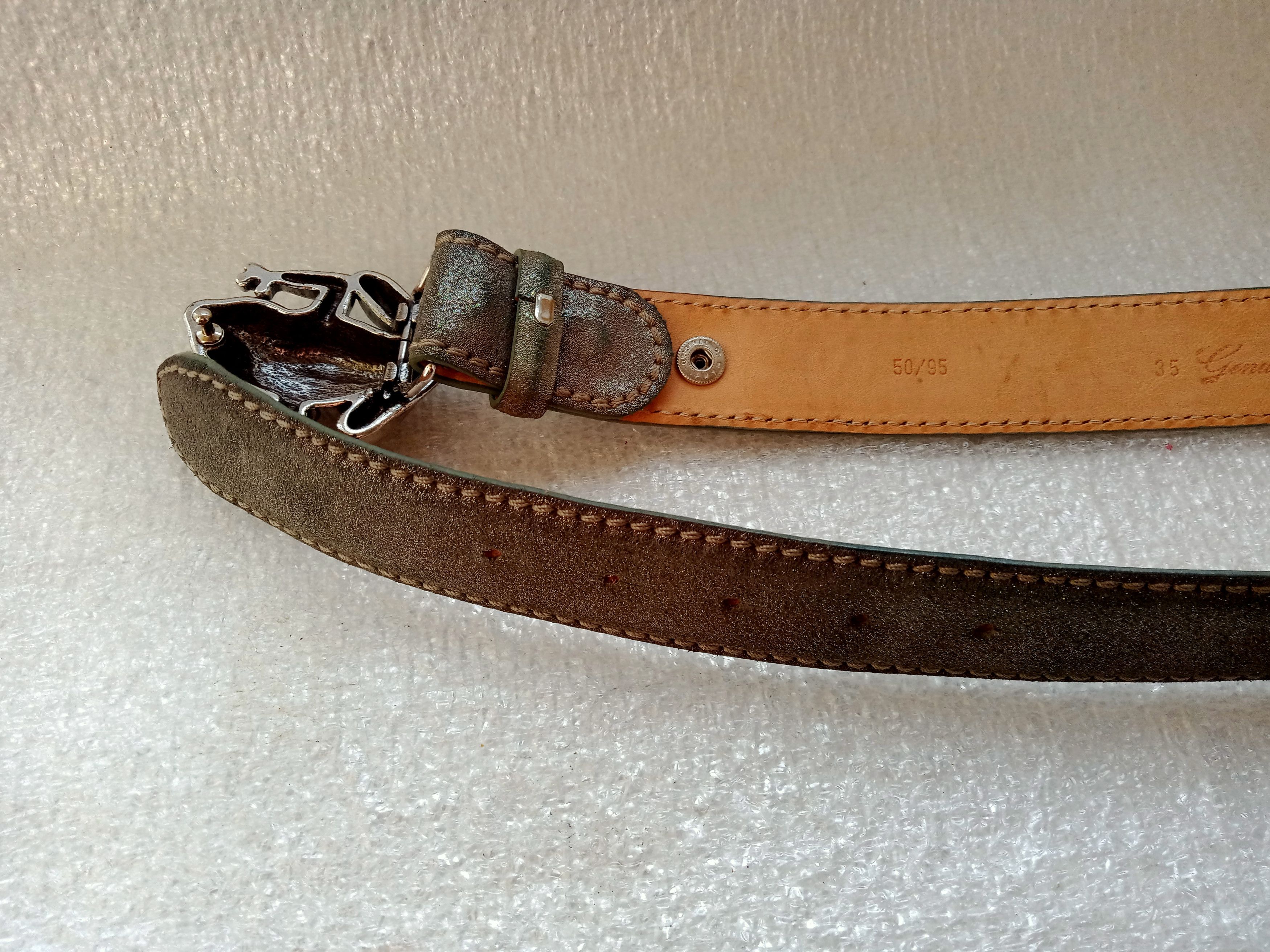 Other Reptile's House Italy Leather Belt Size ONE SIZE - 5 Thumbnail