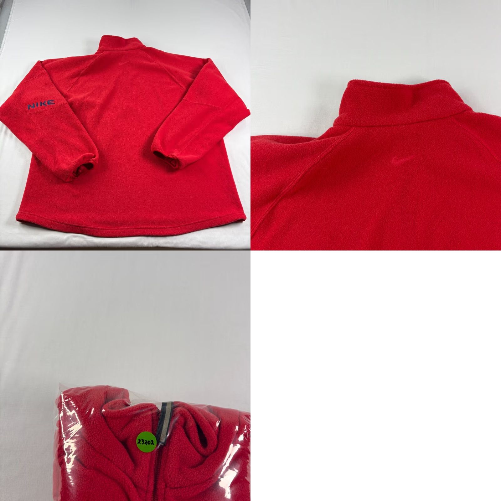 Nike VINTAGE Nike Sweatshirt Mens XL Red Fleece 1/4 Zip Pullover Spell Out Y2K Size US XL / EU 56 / 4 - 9 Thumbnail