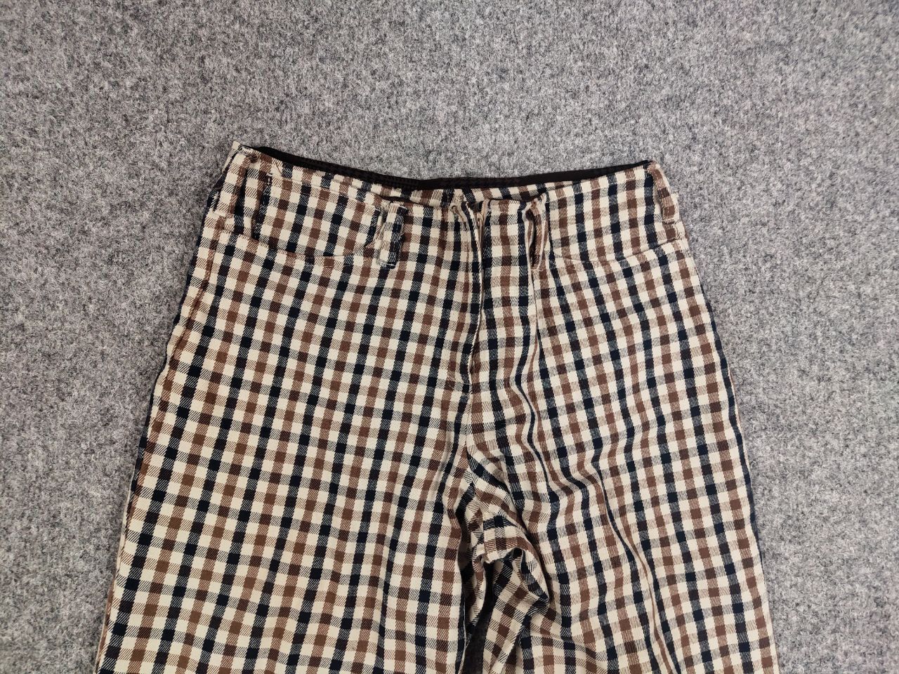 Aquascutum Vintage Aquascutum Classic Nova Check Trouser Women Pants Size 27" / US 4 / IT 40 - 8 Thumbnail