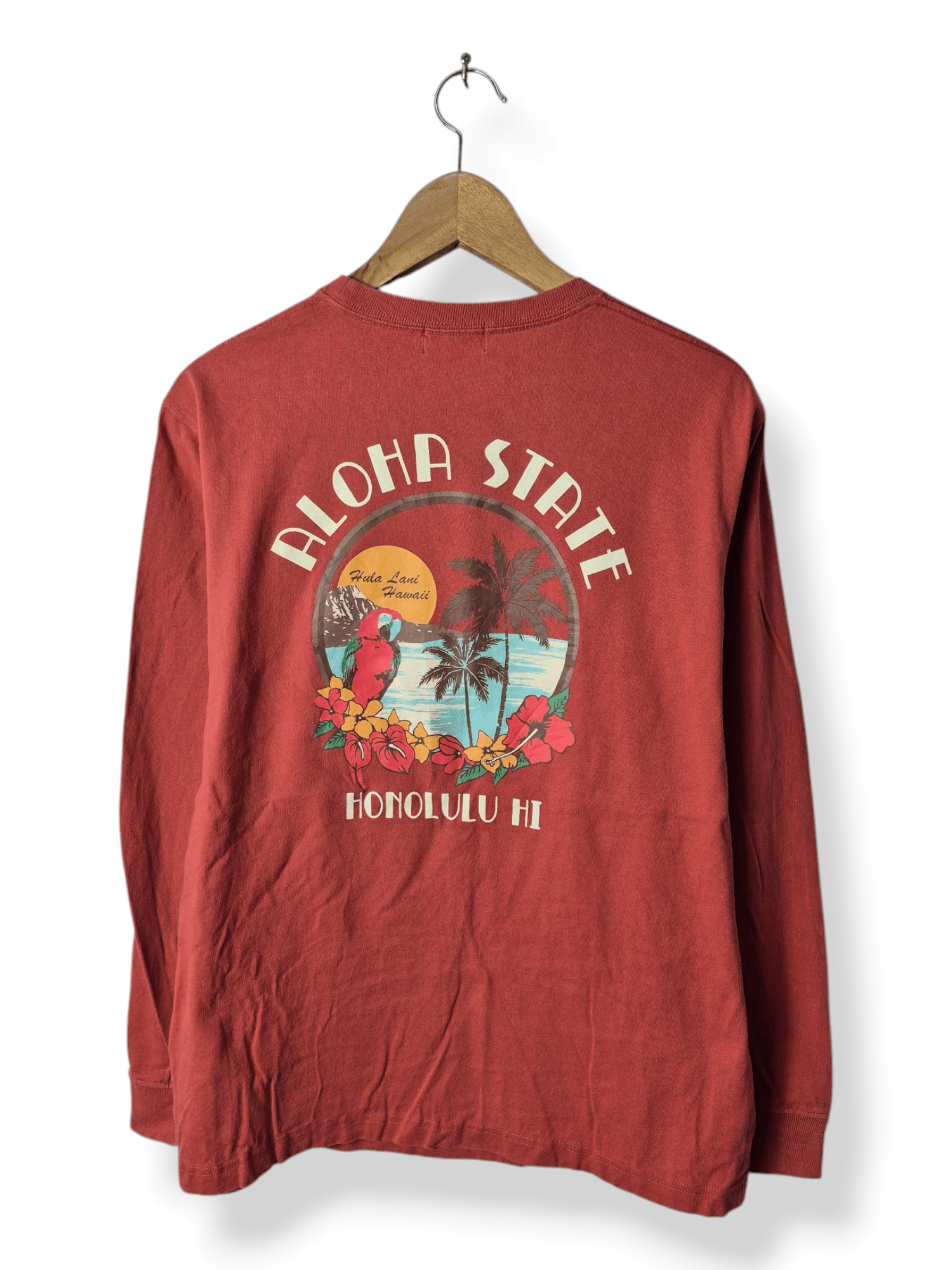 Other 🔥 Aloha Honolulu Hawaii Longsleeves Tee Big Logo Backhit Size US M / EU 48-50 / 2 - 1 Thumbnail