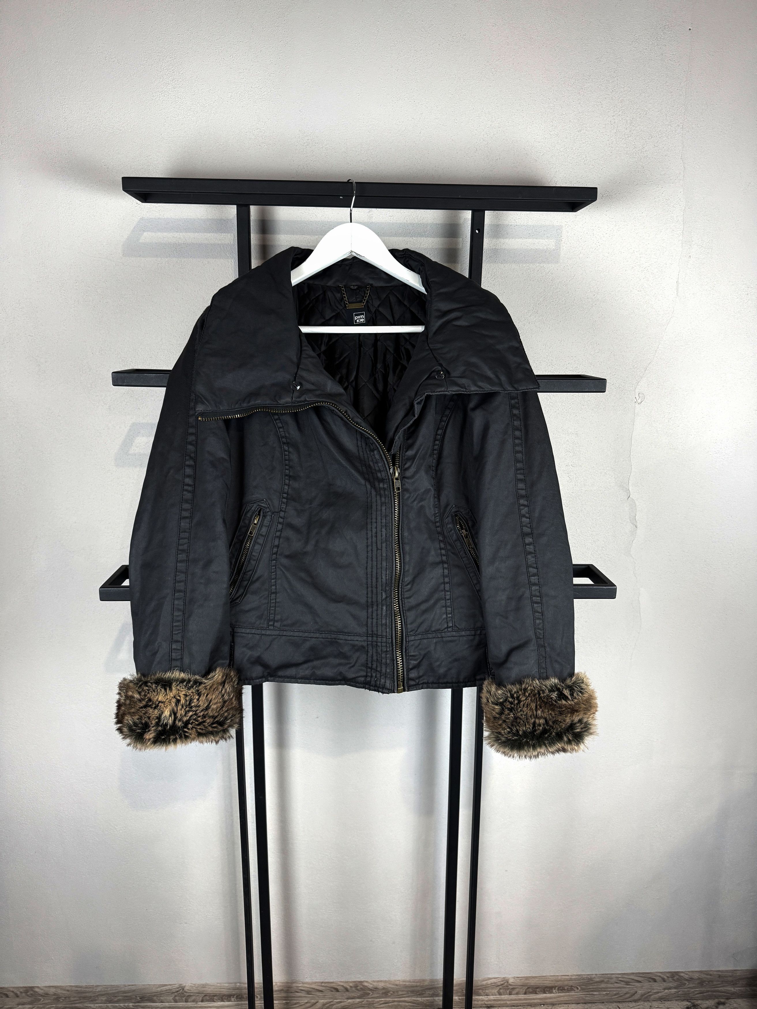 Yohji Yamamoto Streetwear Japanese Hysteric Style Denim Fur Jacket Y2K Size US S / EU 44-46 / 1 - 2 Thumbnail