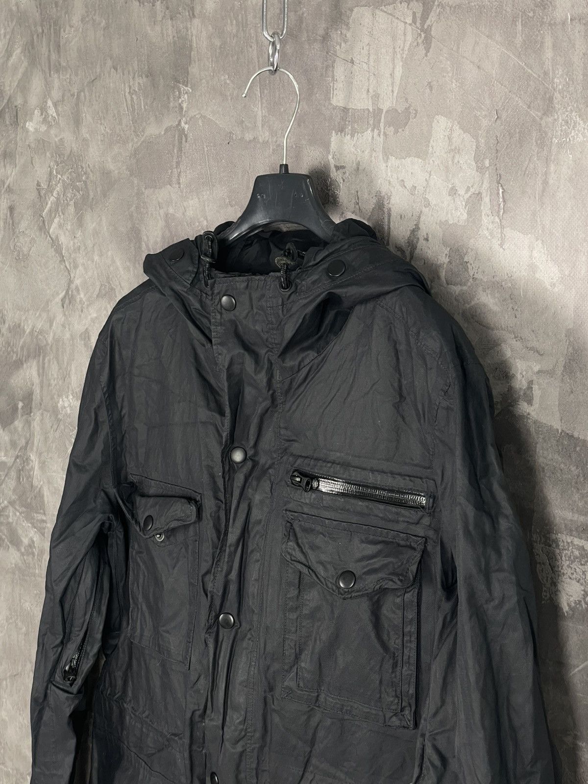 Allsaints × Japanese Brand Allsaints Black Windproof Y2K Archival 90s Vintage Jacket Size US S / EU 44-46 / 1 - 7 Thumbnail