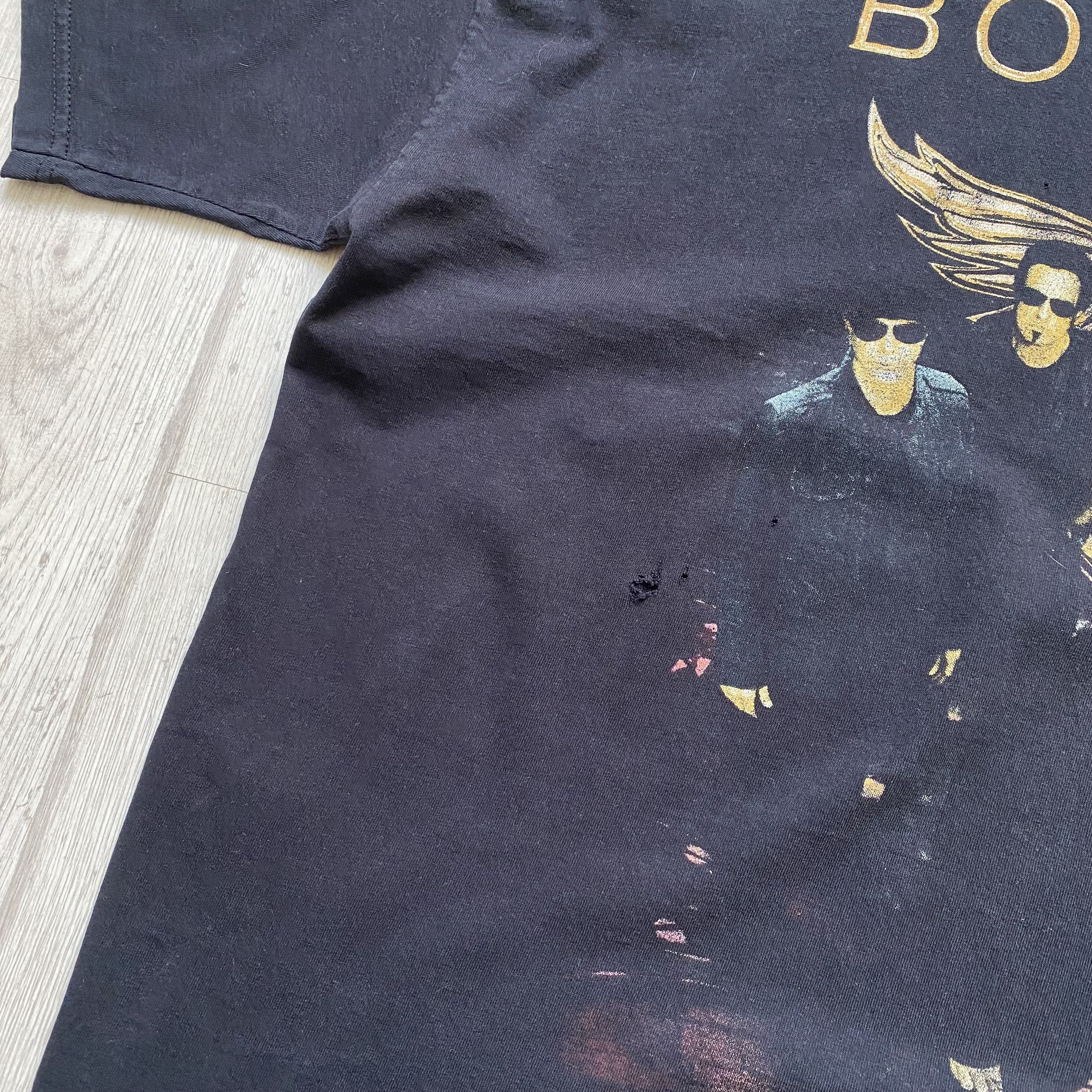 Bon Jovi 🎸 Vintage Bon Jovi Tour tee Y2K distressed rock band Size US L / EU 52-54 / 3 - 6 Thumbnail