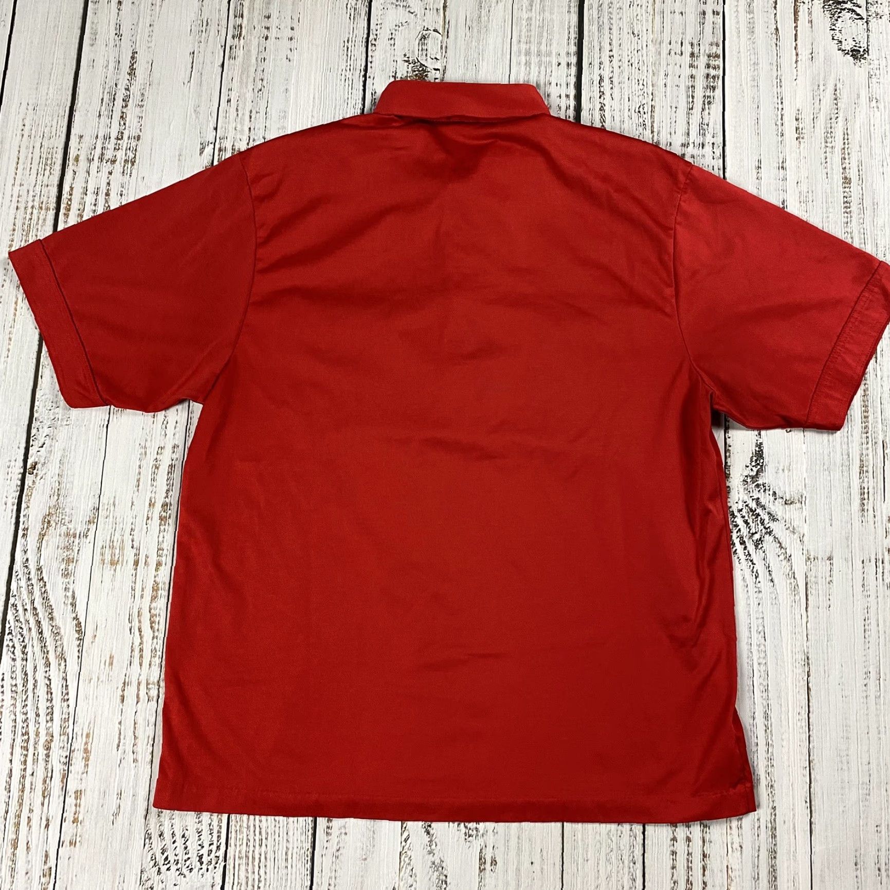 Vintage VTG 70S 80S HARBOR TOWN MENS PILOTS NAUTICAL POLO SHIRT RED BEACH SAILING SZ L Size US L / EU 52-54 / 3 - 6 Thumbnail