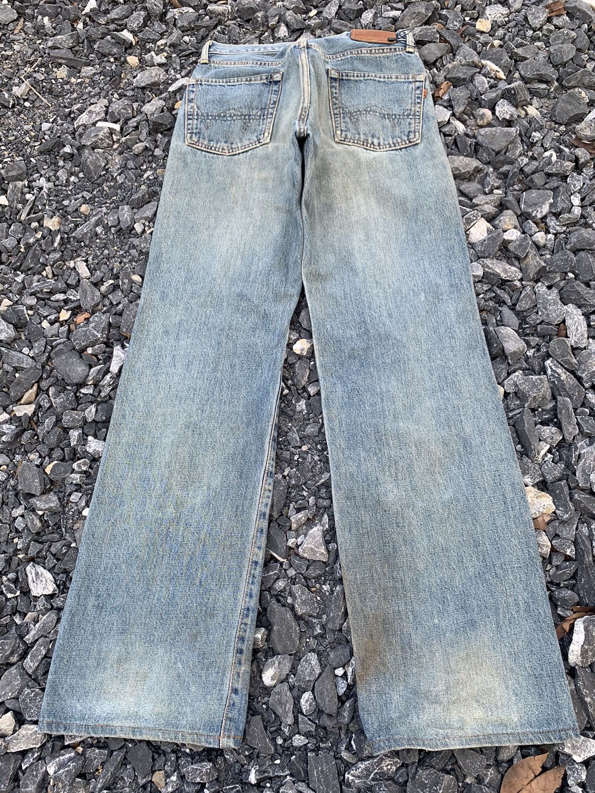 Kapital VINTAGE 505X SELVEDGE FADED JAPANESE DISTRESSED DENIM Size US 28 / EU 44 - 4 Thumbnail