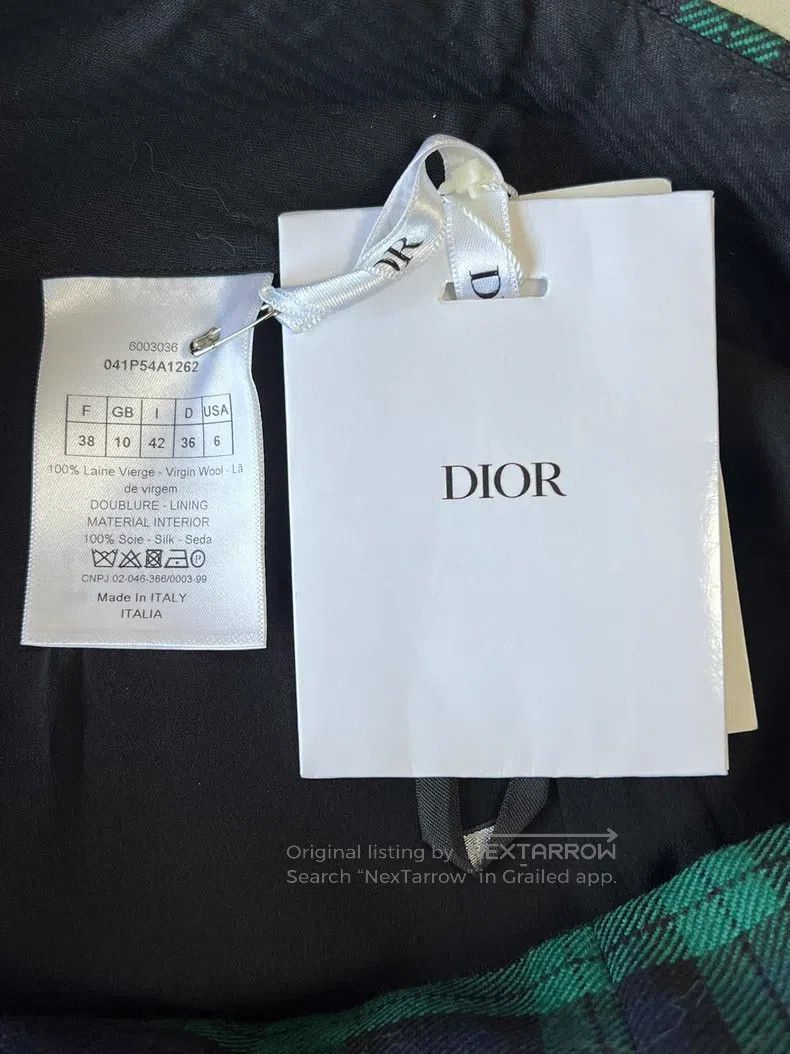 Other Dior Green plaid wool shorts Size 25" / US 0 / IT 36 - 7 Thumbnail
