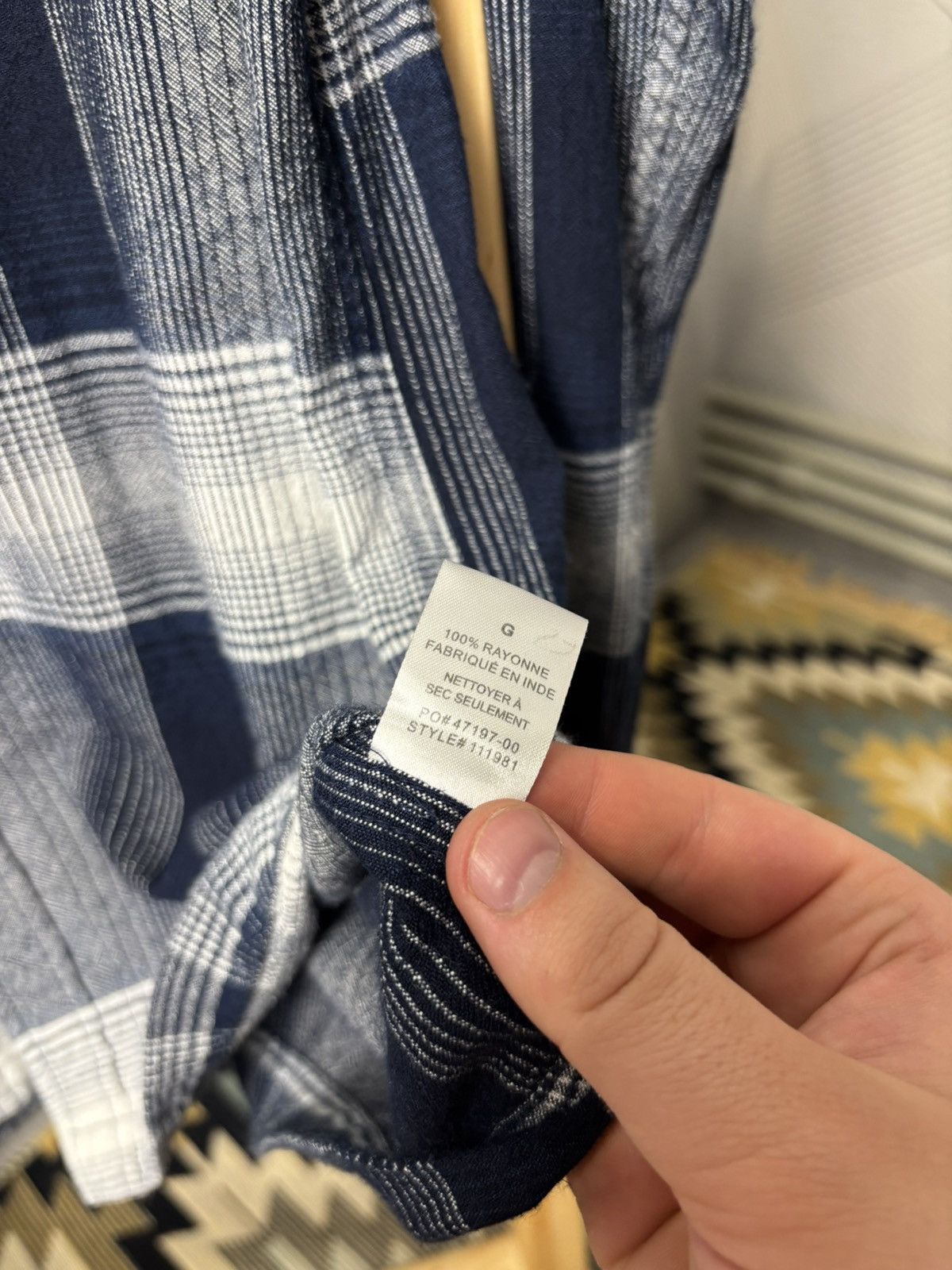 Stussy Stussy Shadow Plaid Western Button-Down Shirt L size Large Size US L / EU 52-54 / 3 - 13 Thumbnail