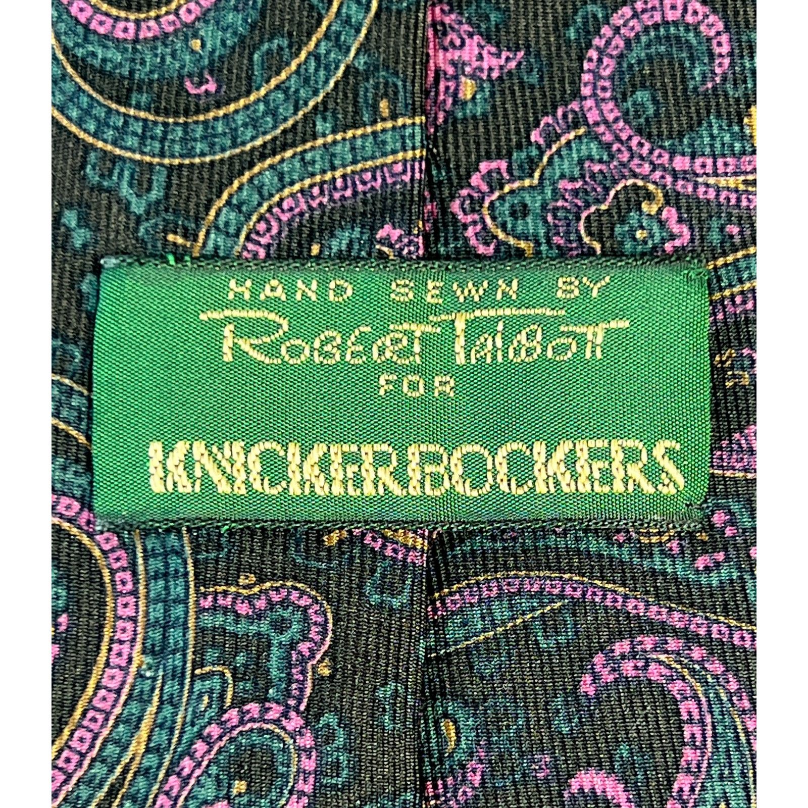 Robert Talbott Robert Talbott Men's Tie USA Made Black Paisley Silk Necktie Size ONE SIZE - 3 Thumbnail