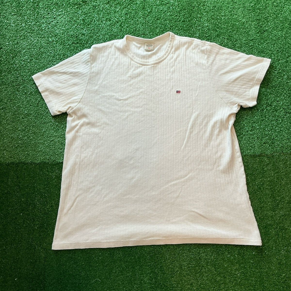 Polo Ralph Lauren × Vintage Vintage Y2K Polo Ralph Lauren Cream Sweater Shirt Size XL Size US XL / EU 56 / 4 - 1 Thumbnail