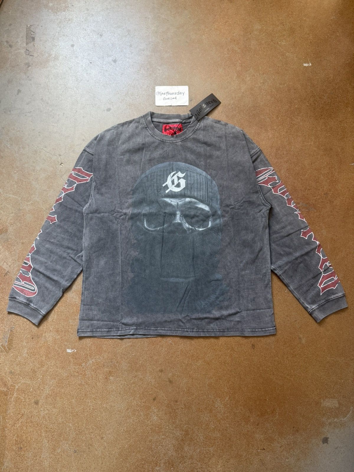 Godspeed Godspeed Balaclava Szn L/S Washed Grey Large Size US L / EU 52-54 / 3 - 1 Thumbnail