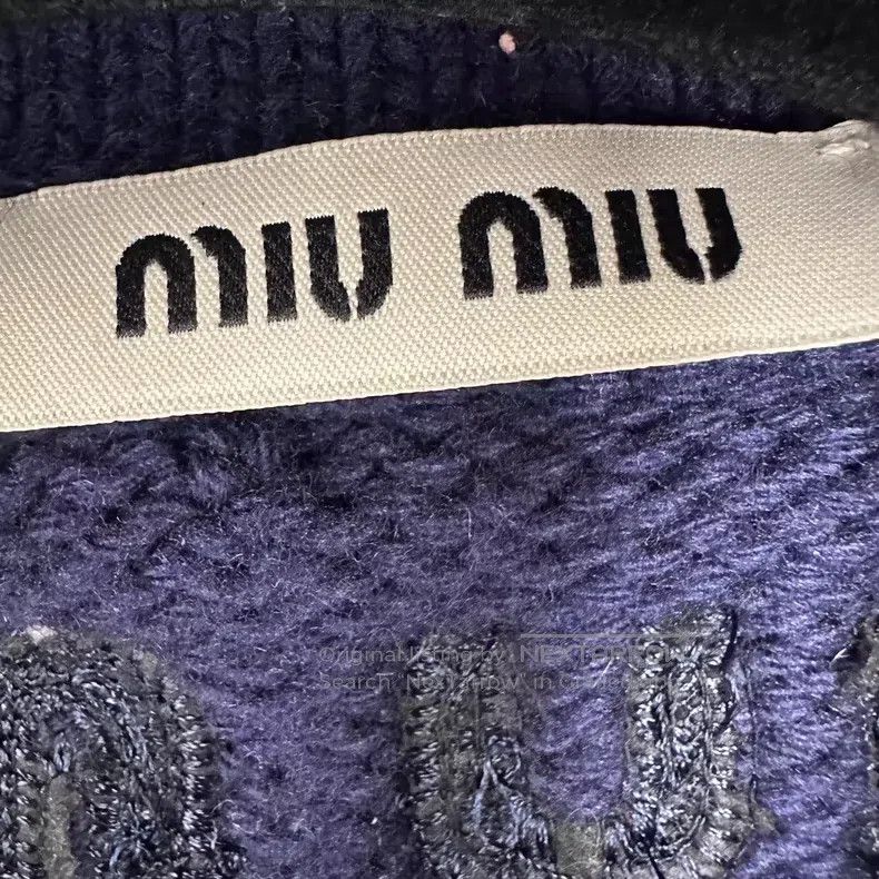 Miu Miu Miu Miu 38 Navy blue short jacket Size M / US 6-8 / IT 42-44 - 5 Thumbnail