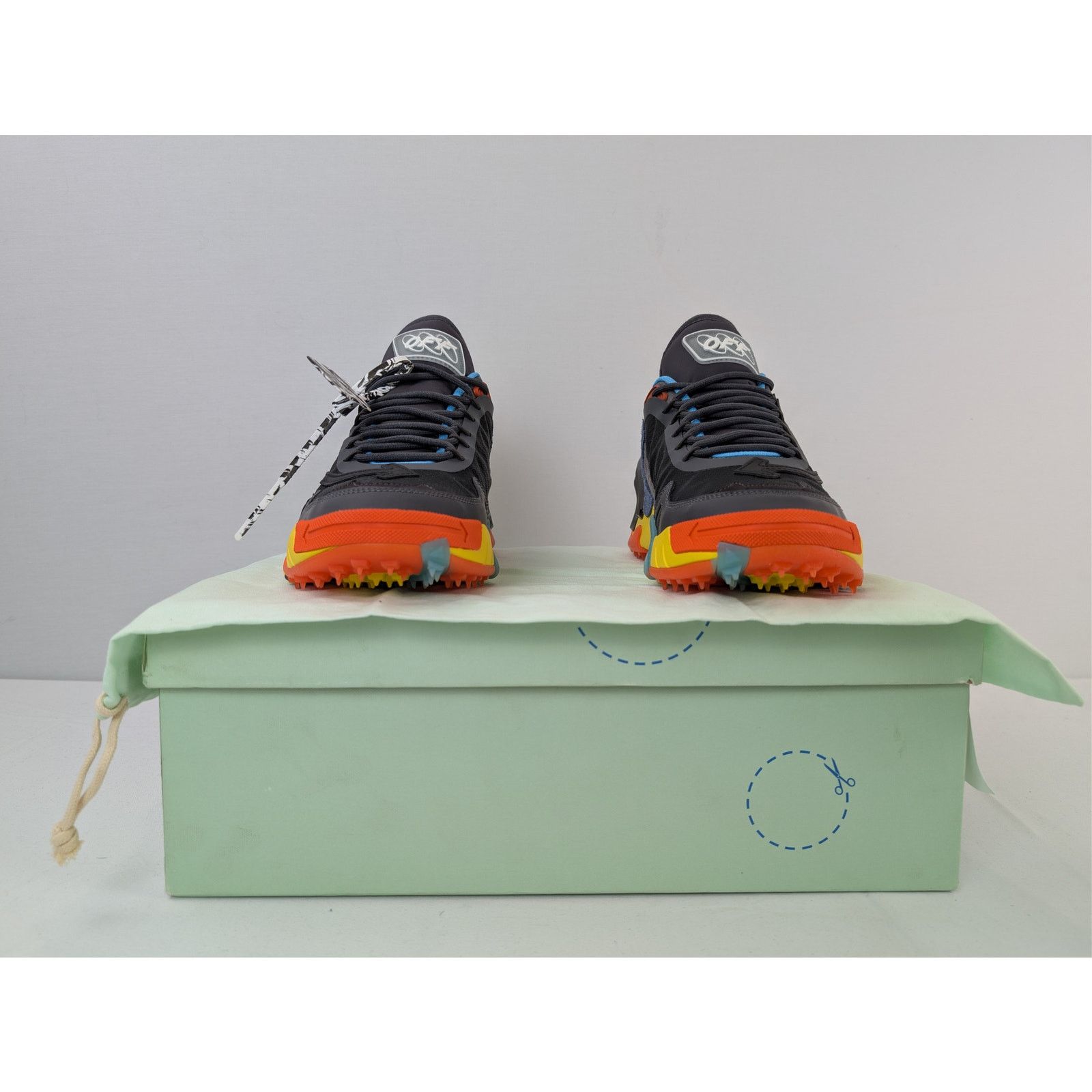Off-White o1rshd1 Q:2 / OSDY 2000 Low top Sneakers in Yellow/Black Size US 11 / EU 44 - 19 Thumbnail