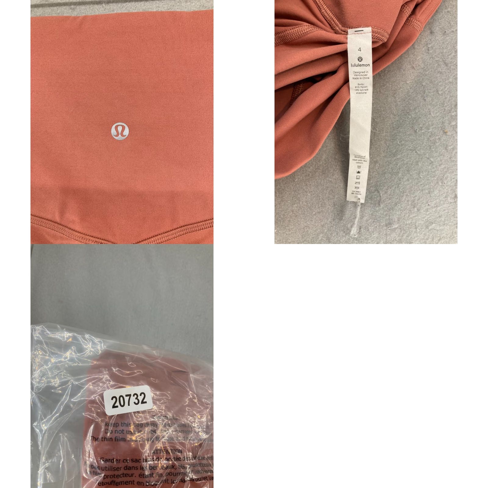 Lululemon Lululemon Womens Yoga Pants 4 Peach Athletic Cropped Pants Athletic Women Size 4 Peach Yoga Athleisure Size 27" / US 4 / IT 40 - 8 Thumbnail