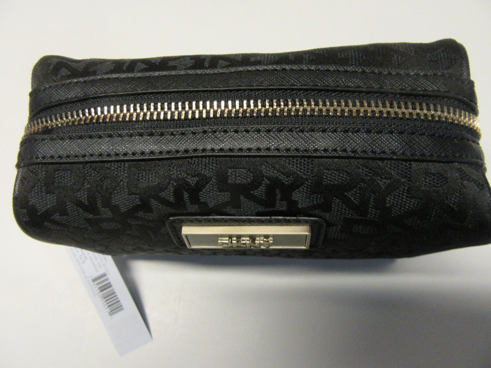 DKNY DKNY SLGS-Heritage Cosmetic Bag with Saffiano Leather Size ONE SIZE - 5 Thumbnail