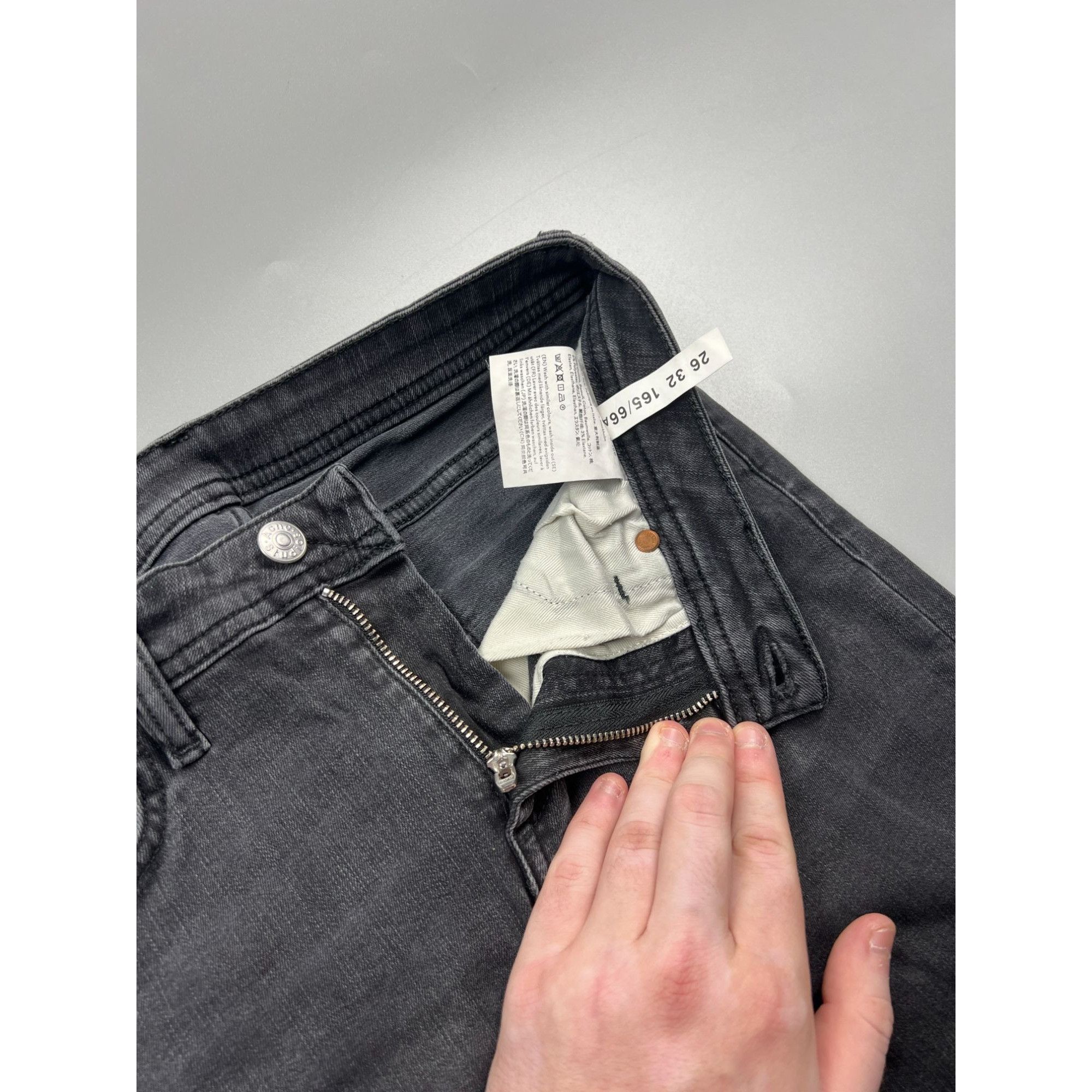 Acne Studios Acne Studios Climb Used blk Slim Fit Denim Jeans (Y0841) Size 26" / US 2 / IT 38 - 5 Thumbnail