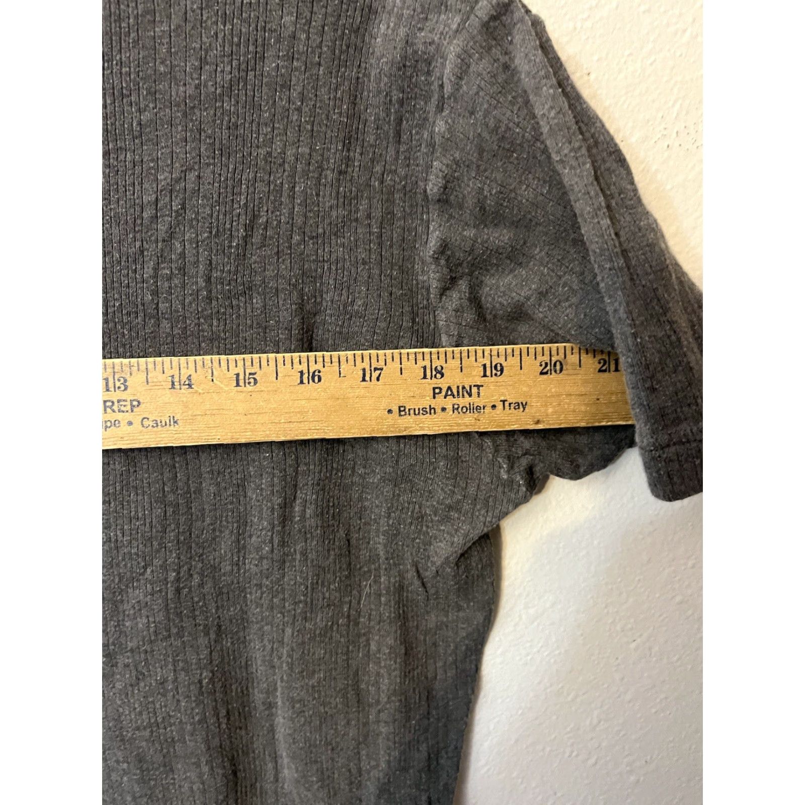 Vintage Structure Shirt Men XL Grey Short Sleeve Shirt Size US M / EU 48-50 / 2 - 5 Thumbnail