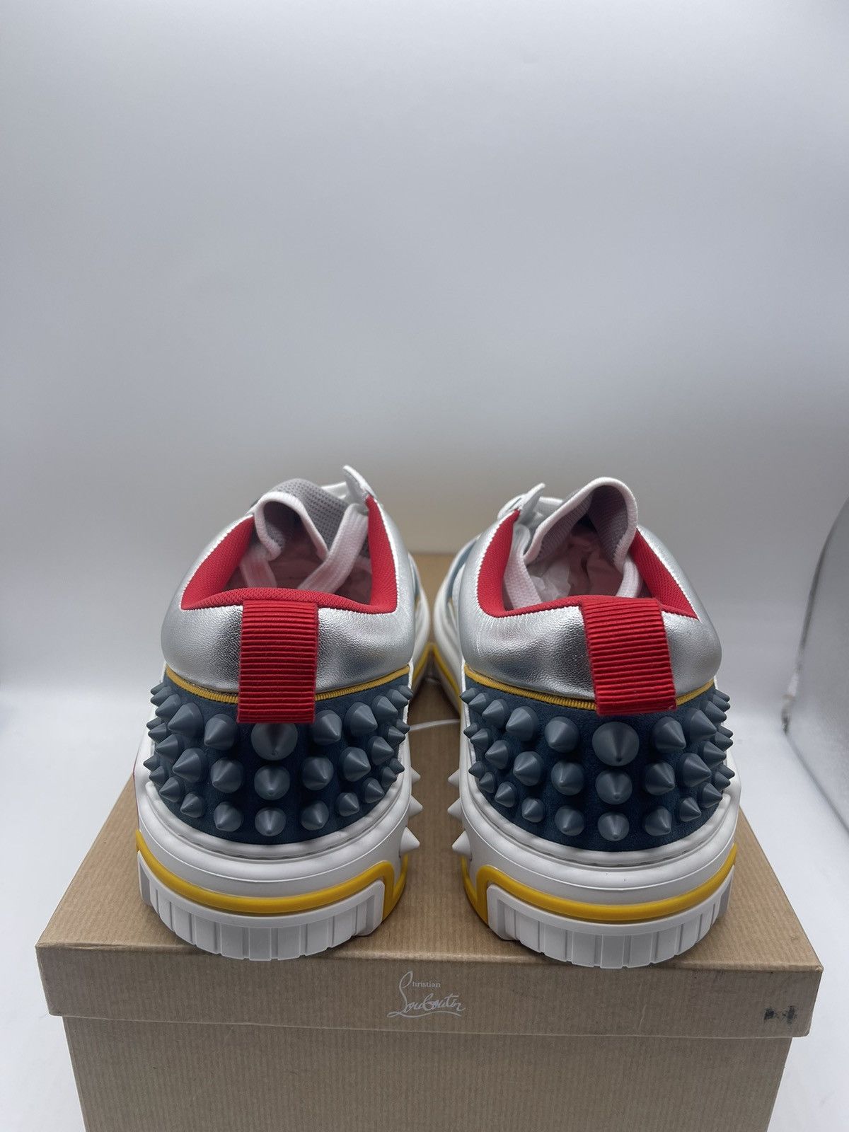 Christian Louboutin CHRISTIAN LOUBOUTIN Astroloubi Leather Sneakers Size 44 Size US 9 / EU 42 - 3 Thumbnail