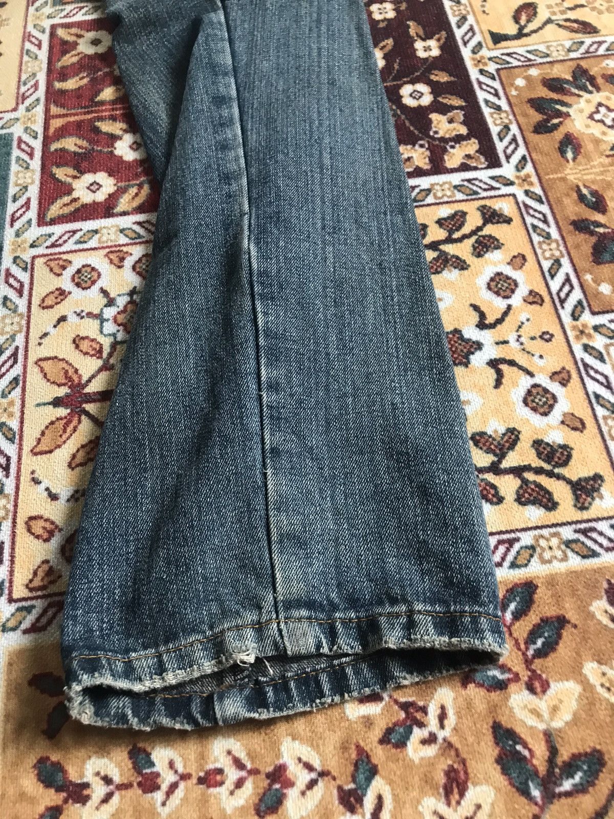 Japanese Brand Vintage Breathmint Double Waist camo twist flared jeans Size US 32 / EU 48 - 18 Thumbnail