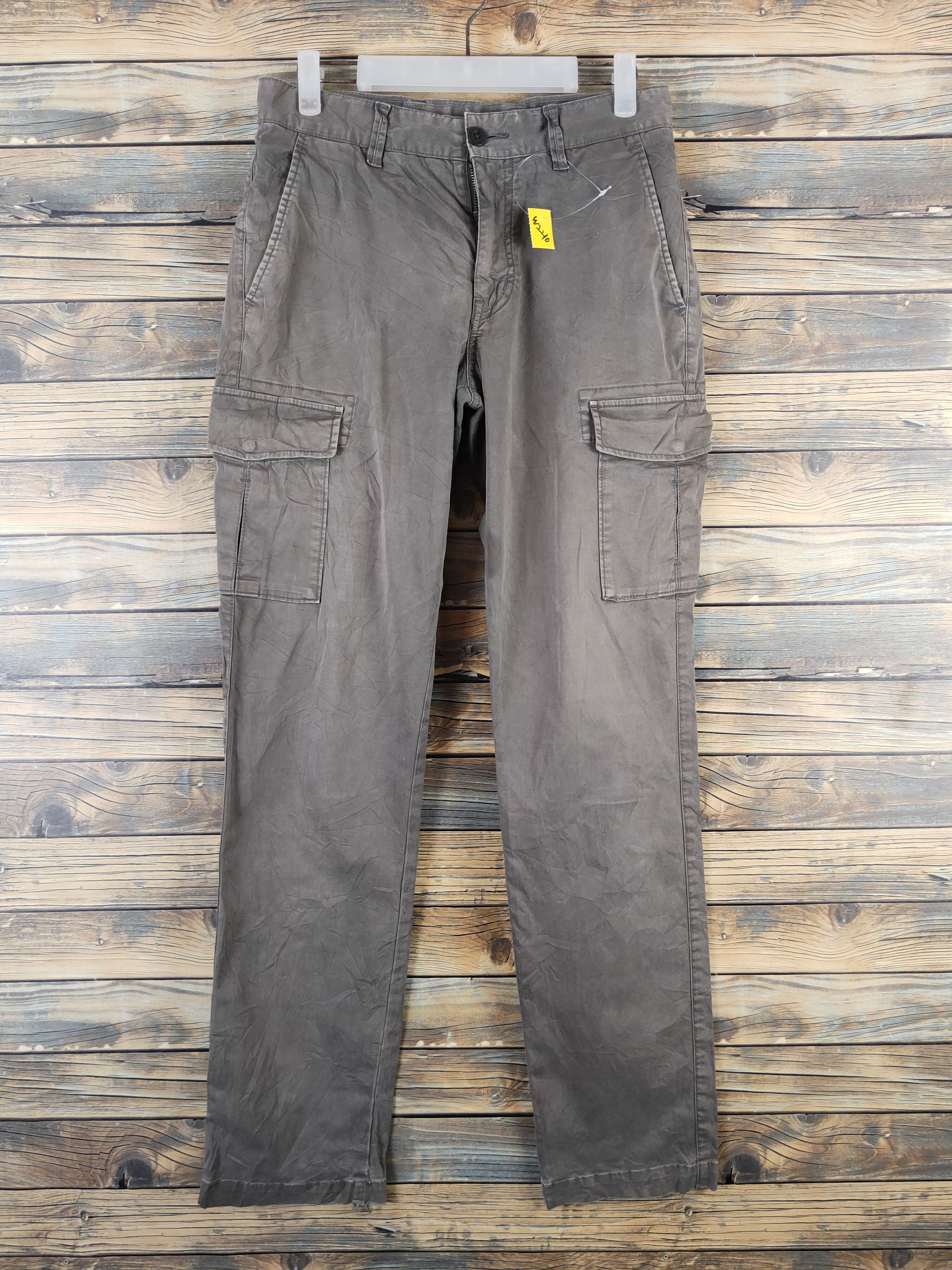 Japanese Brand Uniqlo Olive Multipocket Tactical Cargo Pants #W22 Size US 29 - 1 Thumbnail