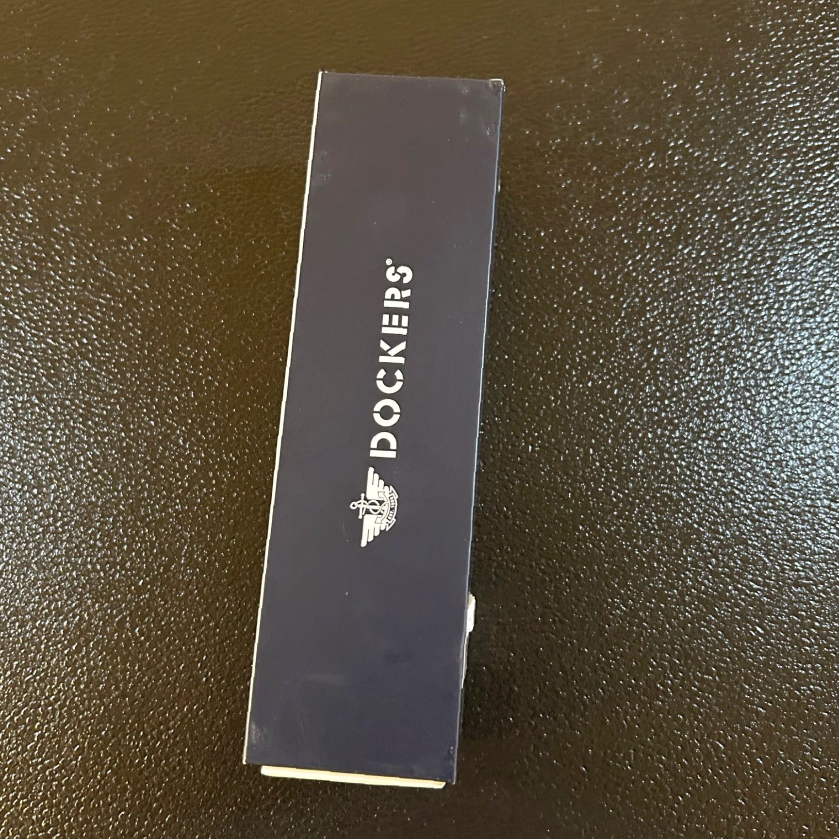 Dockers VINTAGE Dockers Belt - Navy Blue, Silver Hardware Mens L/XL Size ONE SIZE - 2 Thumbnail