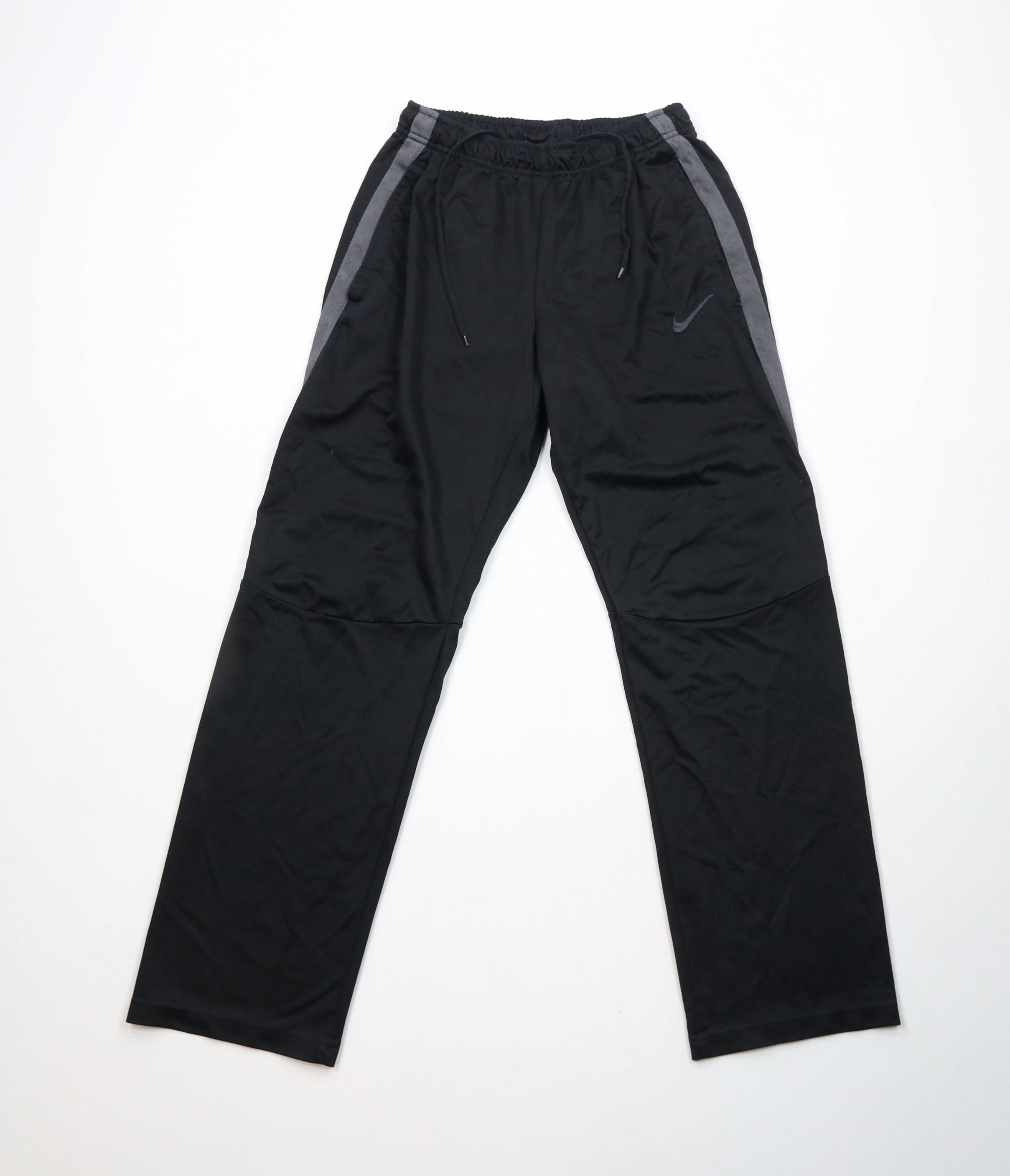 Nike × Vintage Vintage Y2K Nike Scott Mini Swoosh Wide Leg Pants Black Size US 34 / EU 50 - 1 Thumbnail