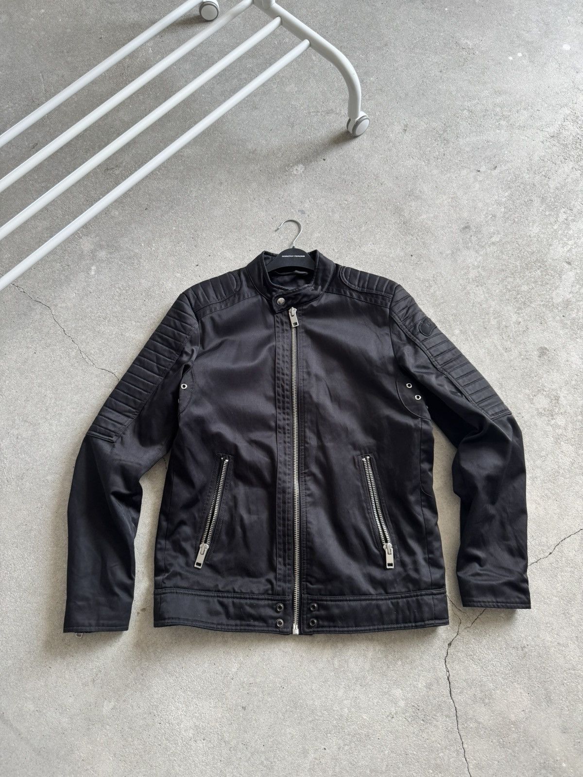 Diesel × Vintage Vintage Diesel Moto Jacket Size US S / EU 44-46 / 1 - 1 Thumbnail