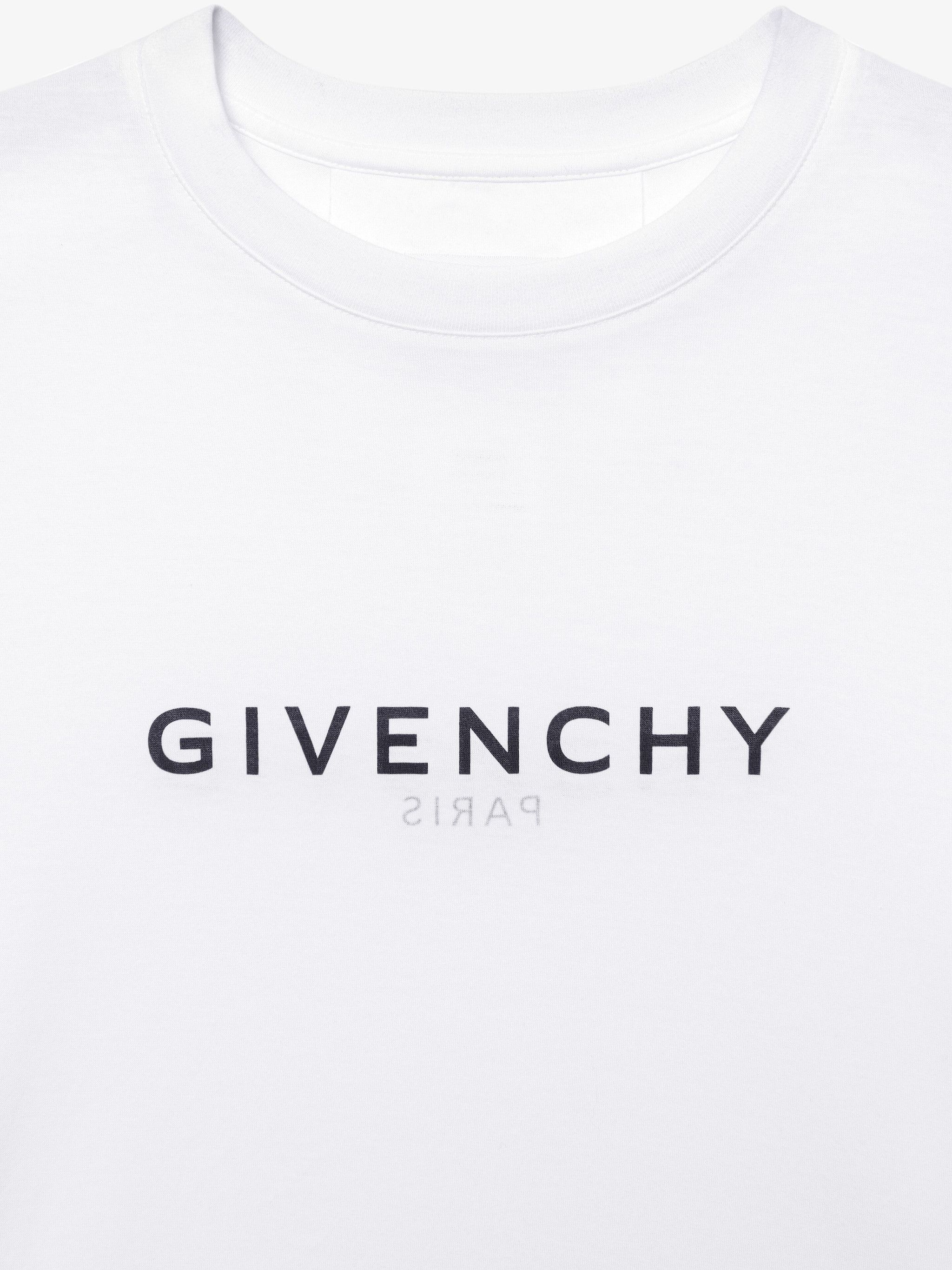 Givenchy o1w1db10825 Fitted Short Sleeve T-Shirt in White Size S / US 4 / IT 40 - 3 Thumbnail