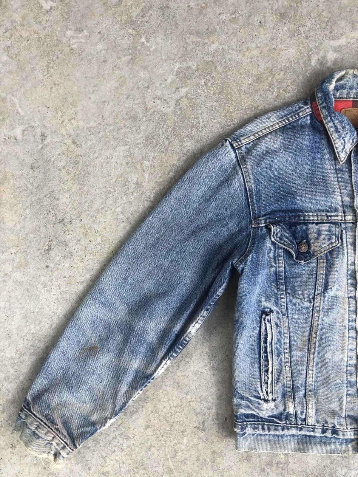 Levi's Vintage 80s Levi’s Blanket Lined Denim Jacket Distressed Size US M / EU 48-50 / 2 - 5 Thumbnail