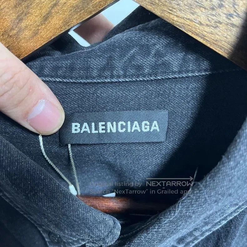 Balenciaga Balenciaga Back Logo Short Sleeve Jacket. Size US XS / EU 42 / 0 - 3 Thumbnail