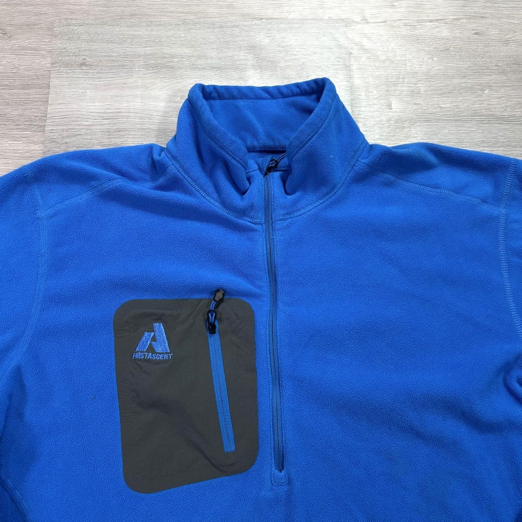 Eddie Bauer Eddie Bauer First Ascent Fleece Pullover Mens Large Blue 1/4 Zip Hiking Top Size US L / EU 52-54 / 3 - 4 Thumbnail