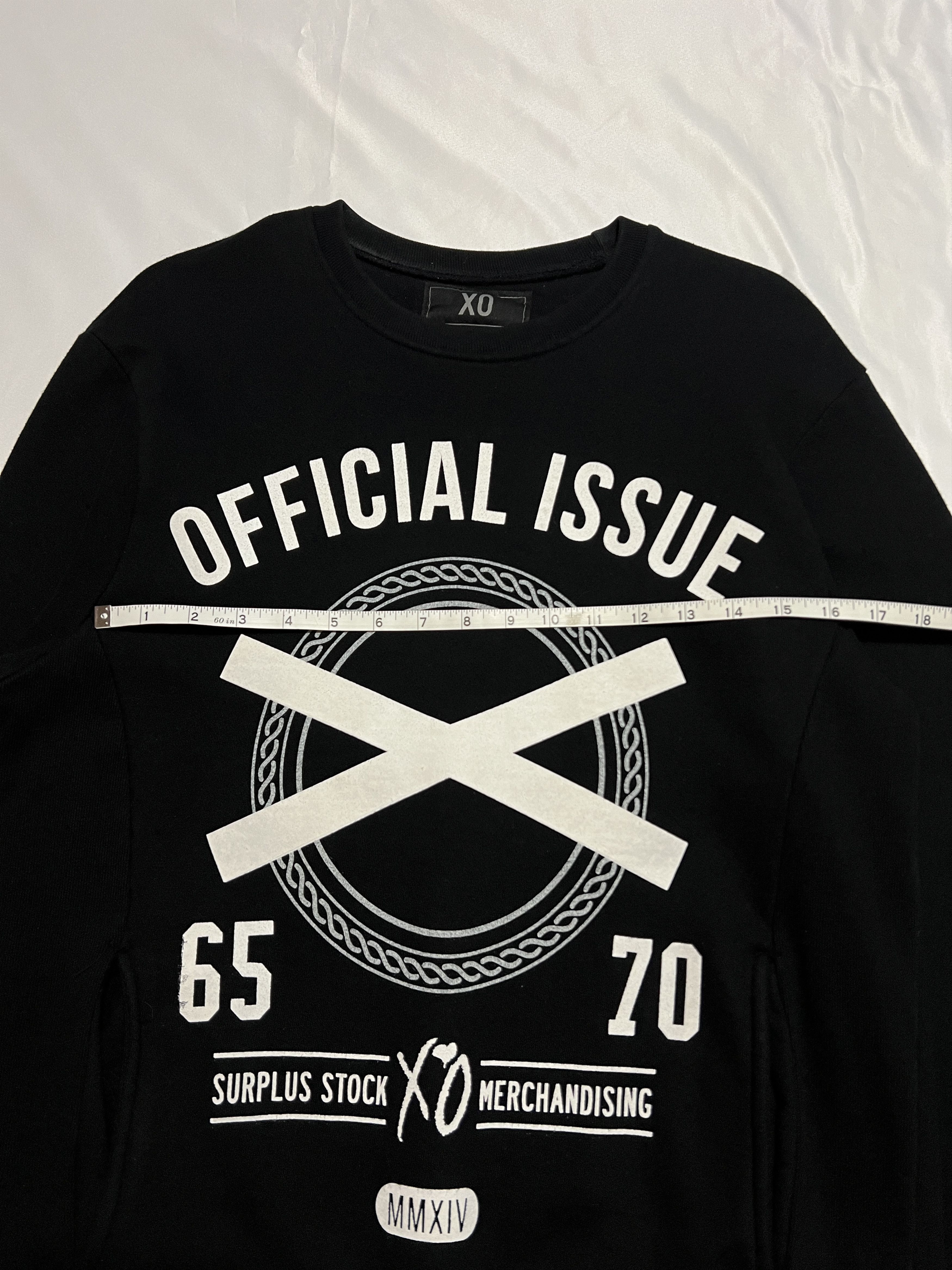 The Weeknd *RARE GRAIL* Official Issue XO Cut & Sew Crewneck 2014 Size US M / EU 48-50 / 2 - 16 Thumbnail