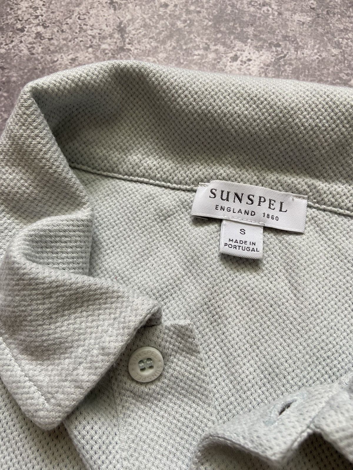 Sunspel Sunspel Gray Riviera Pocket Polo - Size S Size US S / EU 44-46 / 1 - 3 Thumbnail