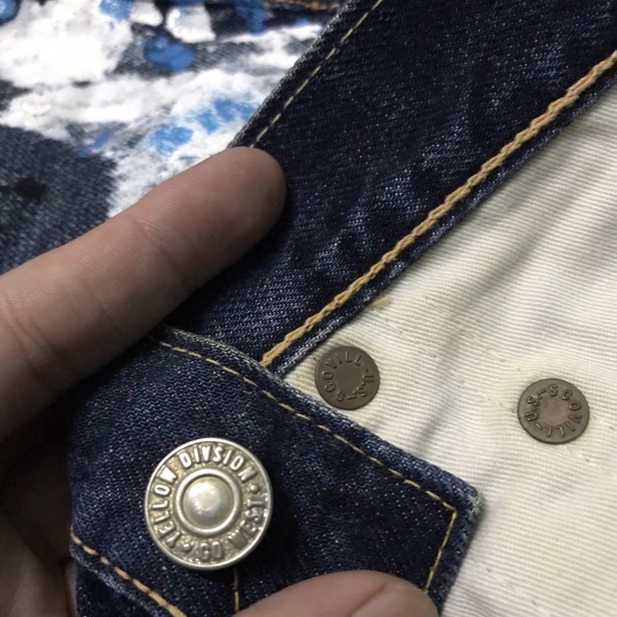 Japanese Brand × Vintage Vintage Gowest selvedge jeans like junya watanabe painter Size US 33 - 8 Thumbnail