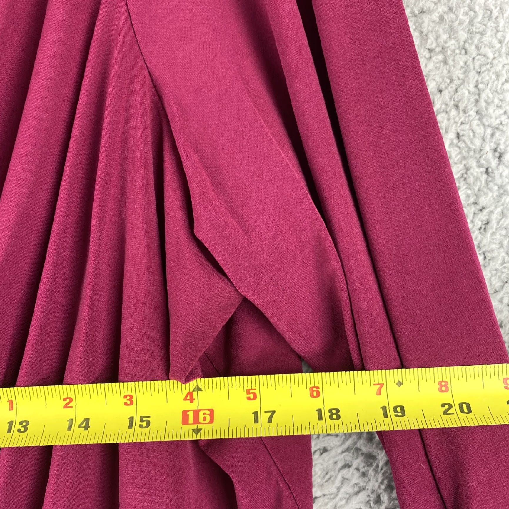Vintage Covington Shirt Women 3XL Drape Neck Long Sleeve Plum New With Tags Plus Size Size XXL / US 16-18 / IT 52-54 - 5 Thumbnail