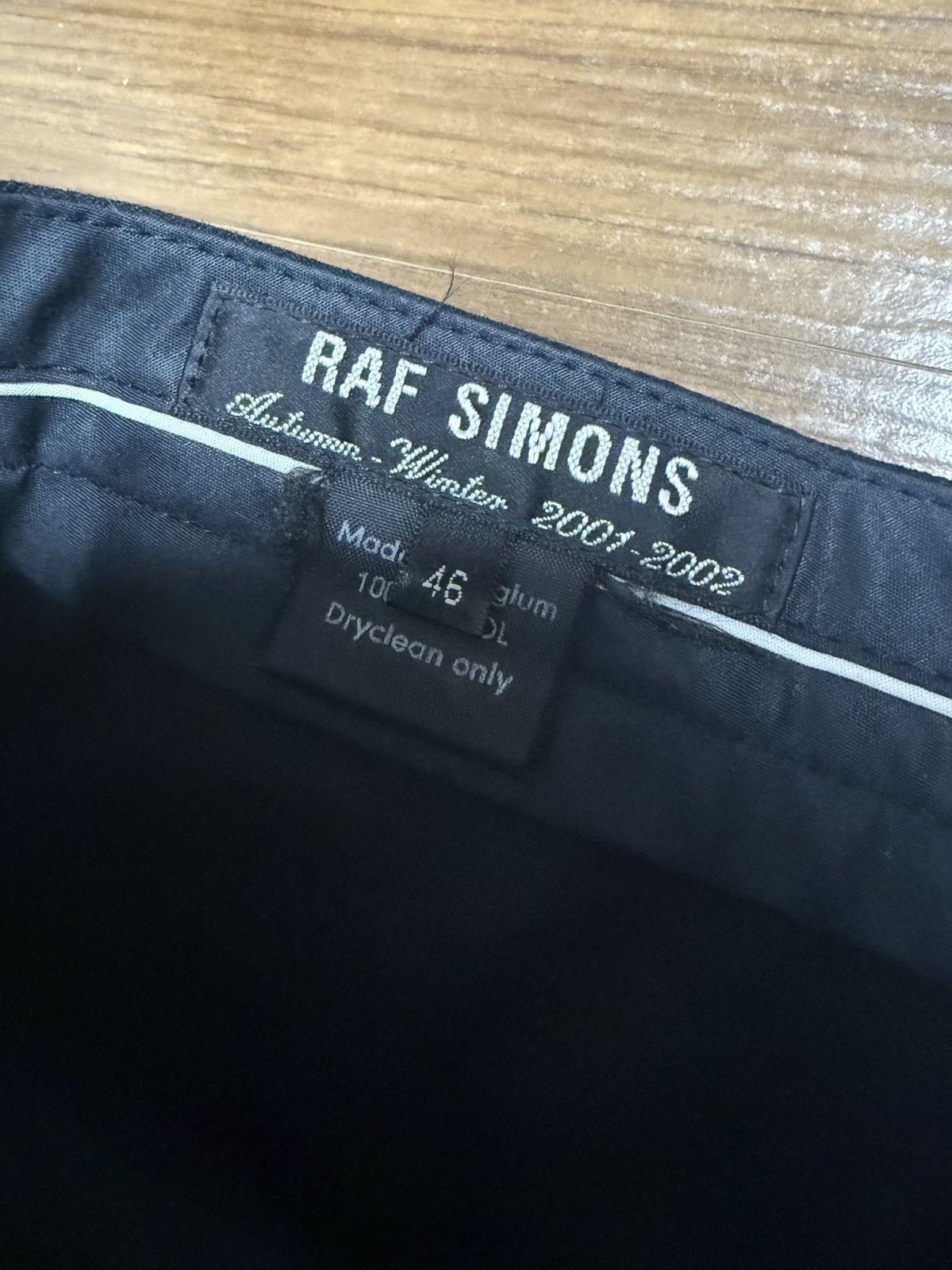 Raf Simons Raf Simons 01 AW D ring wool pants Size US 30 / EU 46 - 3 Thumbnail