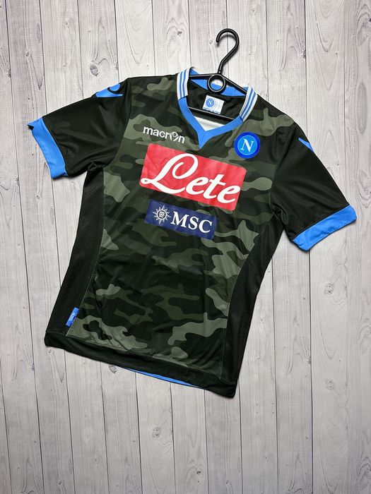 Soccer Jersey Vintage Napoli Macron soccer jersey Camo size M Lete