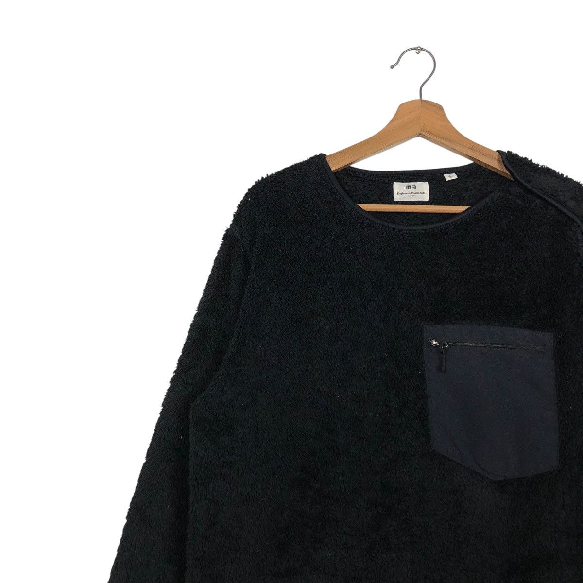 Engineered Garments 🔥RICH BLACK VINTAGE FLEECE SWEATSHIRT ENGINEERED GARMENTS JP Size US M / EU 48-50 / 2 - 6 Thumbnail