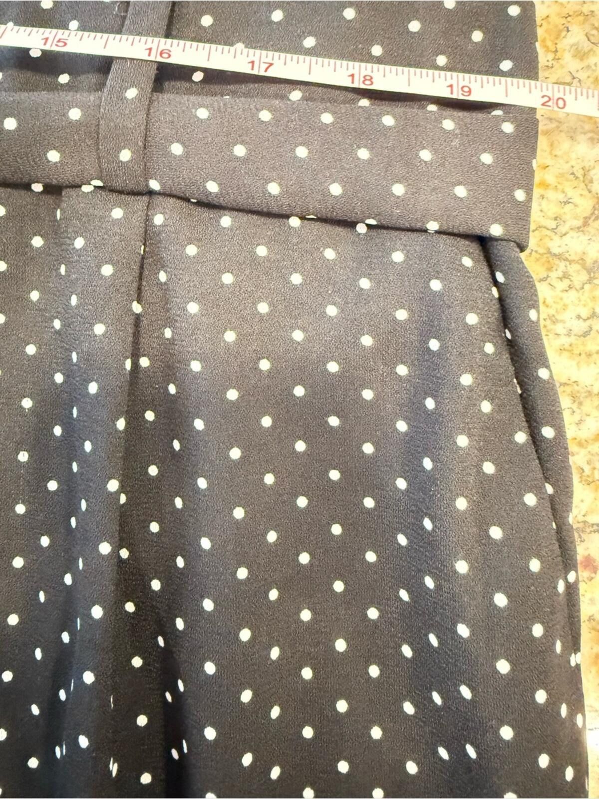 Other Halogen cropped pants black & white polka dots SZ 1X Size 40" / US 18 - 5 Thumbnail